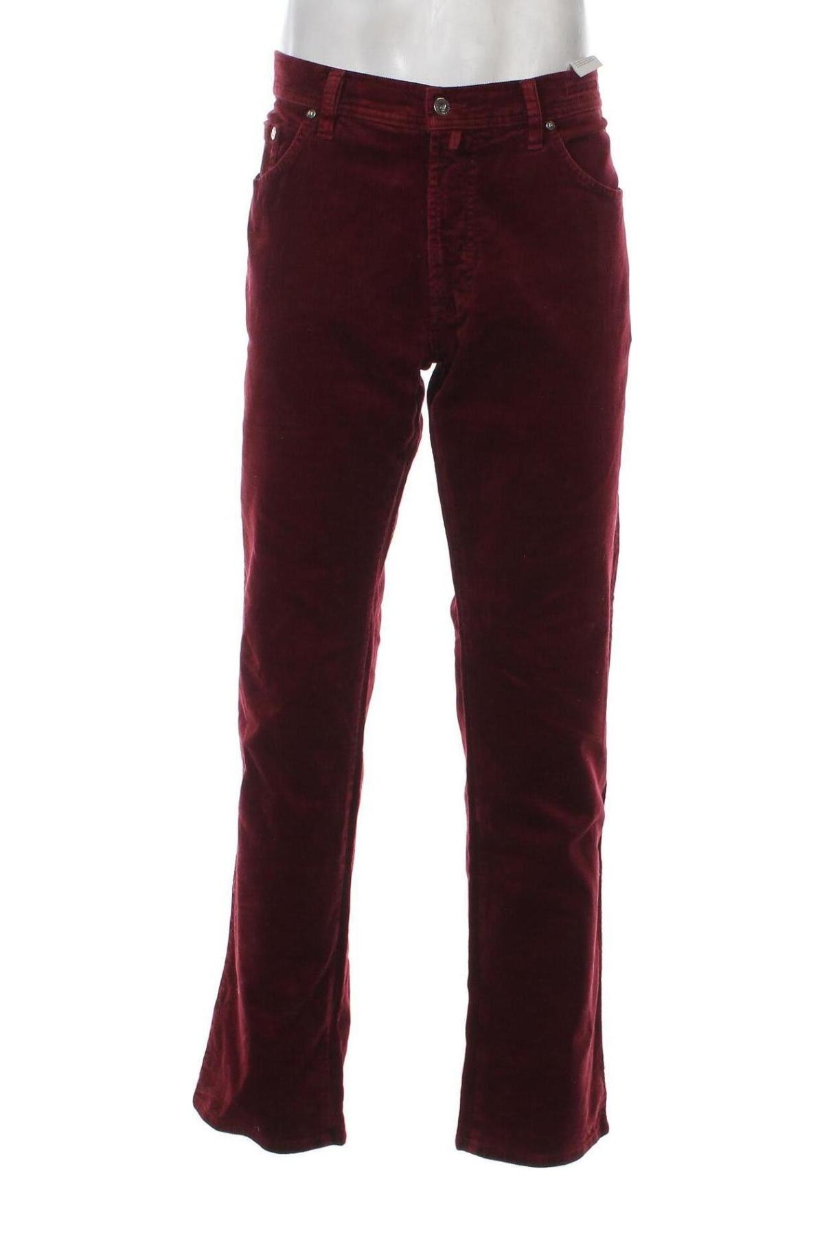 Pantaloni raiați de bărbați Pierre Cardin, Mărime L, Culoare Roșu, Preț 174,34 Lei