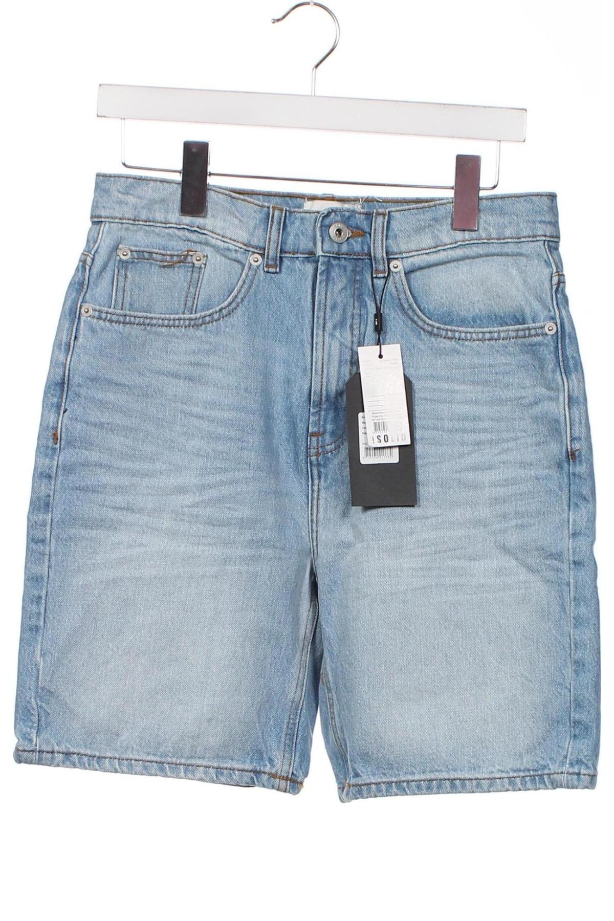 Pantaloni scurți de bărbați ! Solid, Mărime S, Culoare Albastru, Preț 190,79 Lei