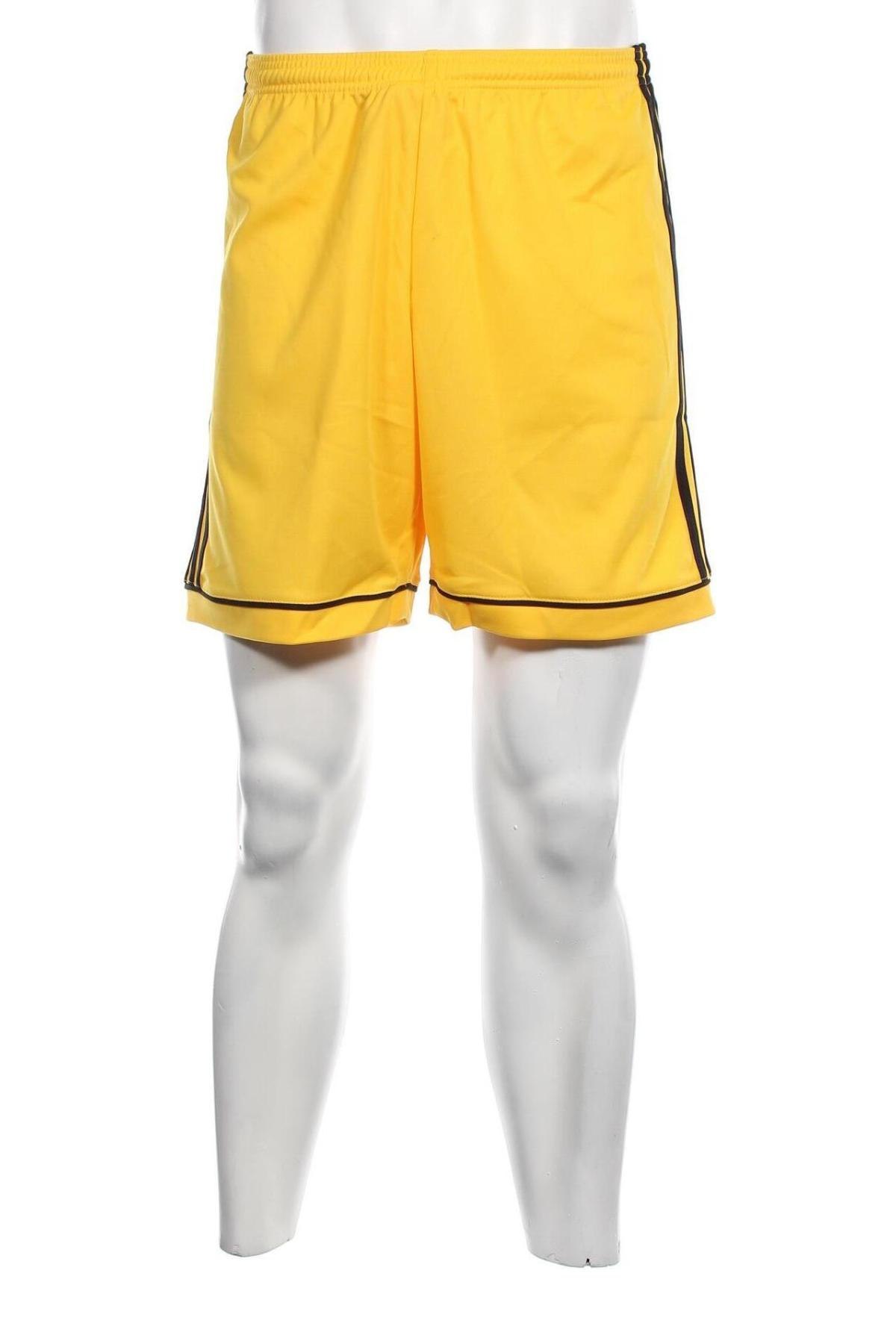 Ανδρικό κοντό παντελόνι Adidas, Μέγεθος M, Χρώμα Κίτρινο, Τιμή 25,39 €