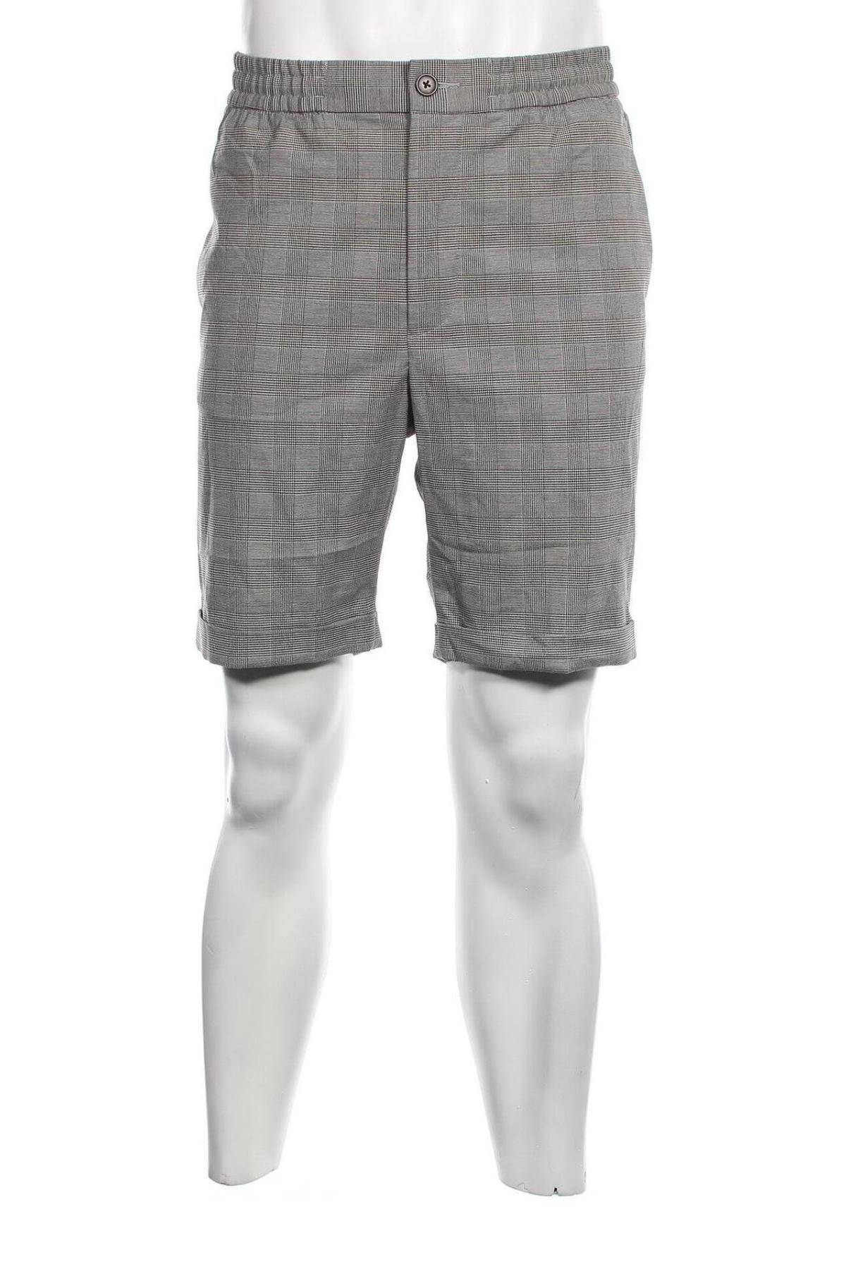 Мъжки къс панталон H&M, Размер L, Цвят Сив, Цена 13,50 лв.
