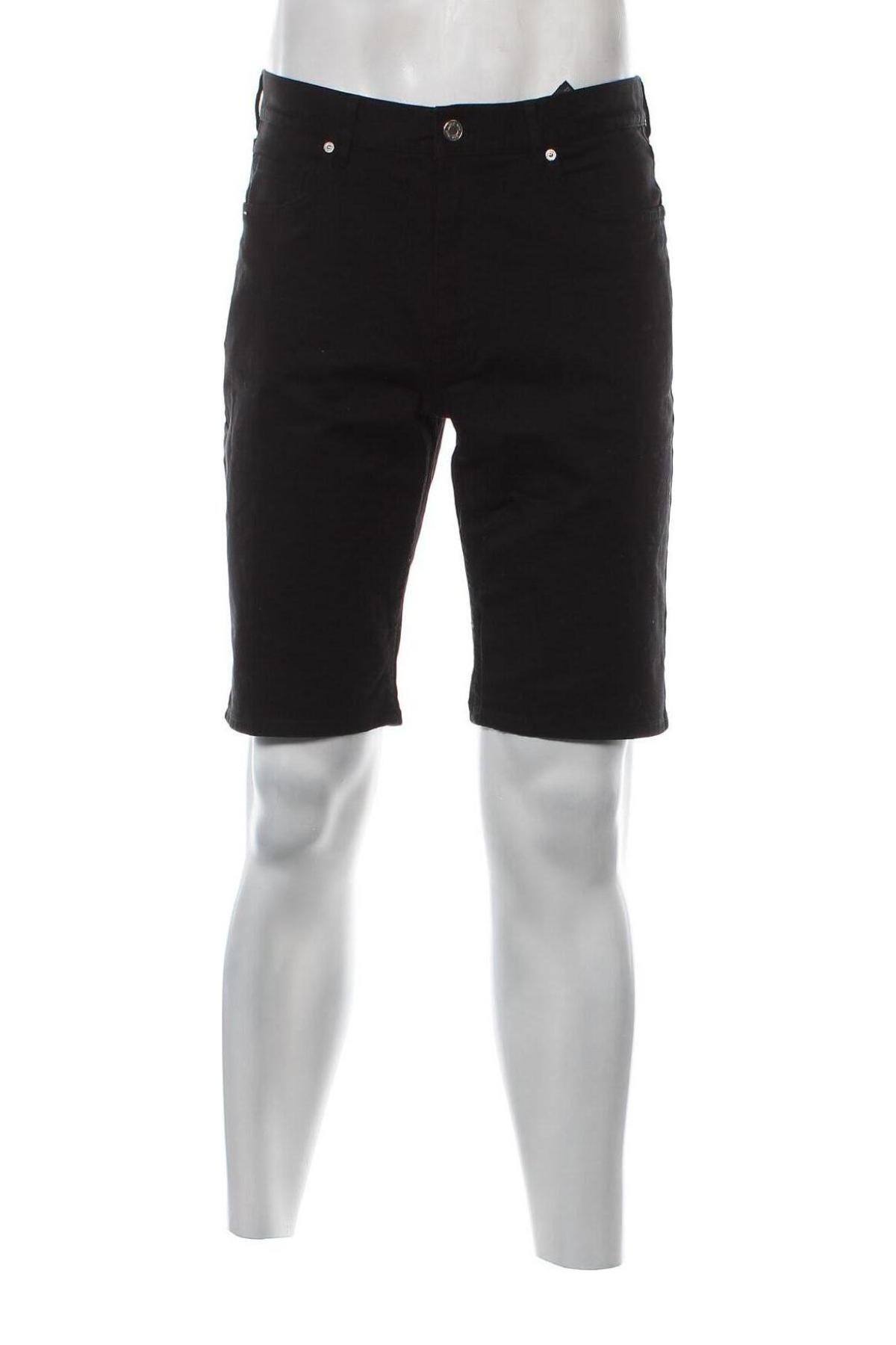 Мъжки къс панталон H&M, Размер M, Цвят Черен, Цена 40,00 лв.