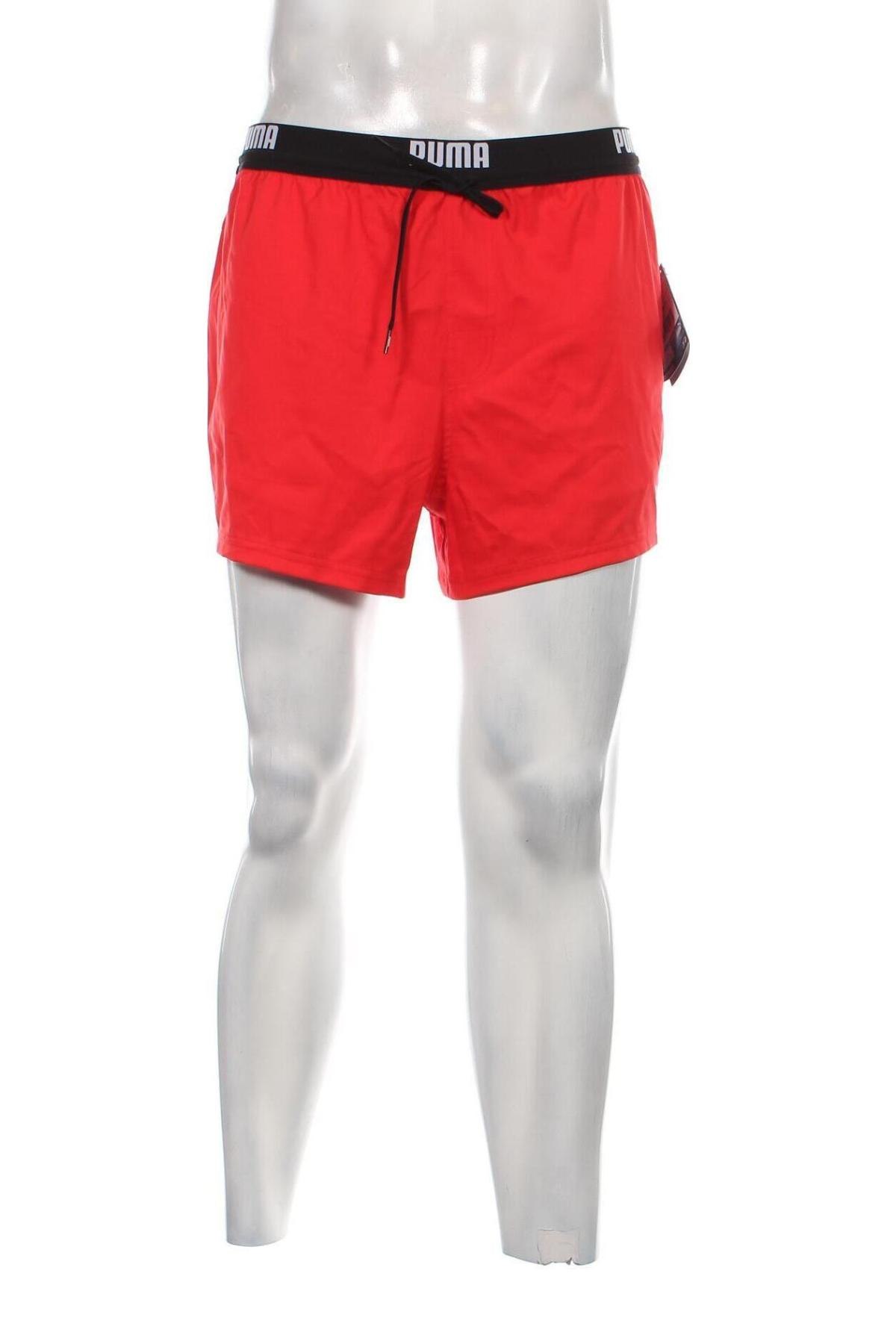 Мъжки къс панталон PUMA, Размер XL, Цвят Червен, Цена 72,00 лв.