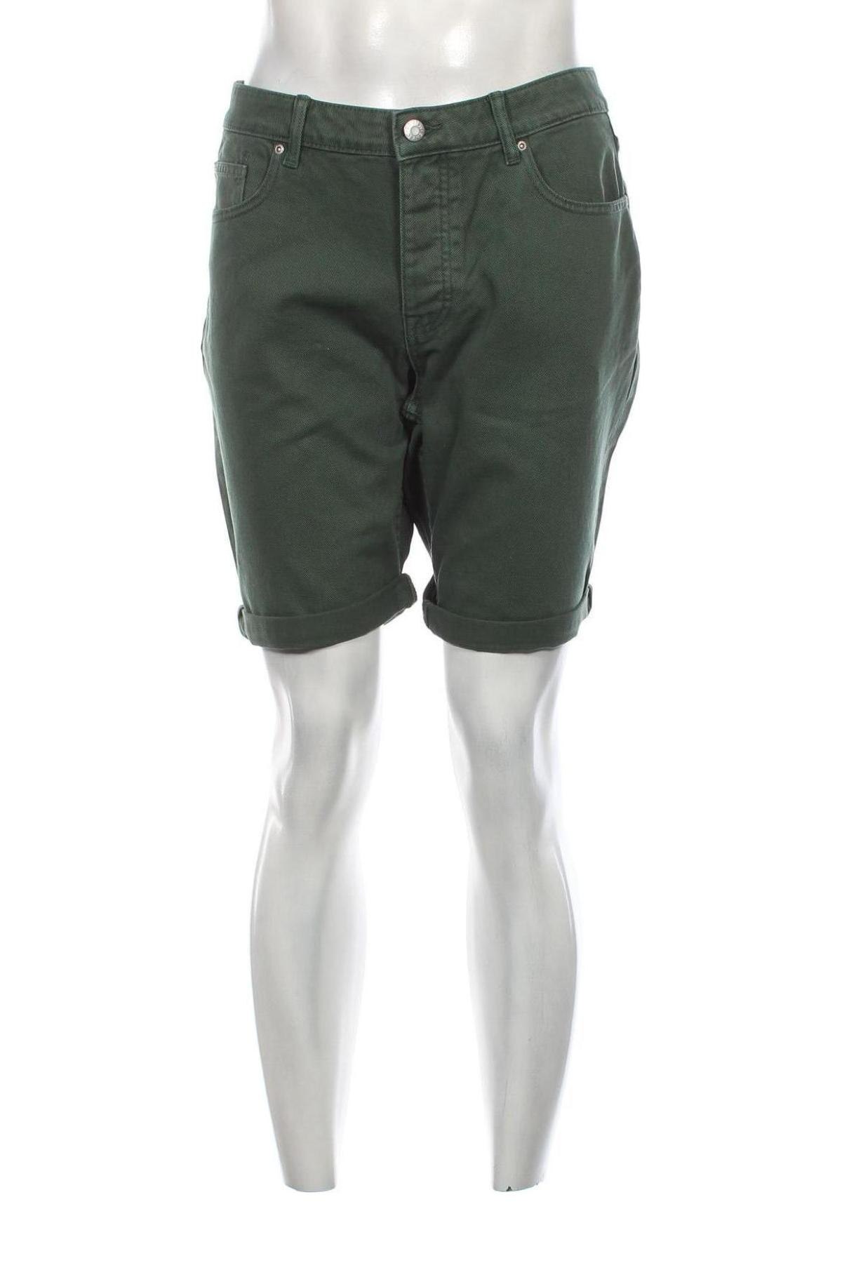 Pantaloni scurți de bărbați Review, Mărime L, Culoare Verde, Preț 143,09 Lei