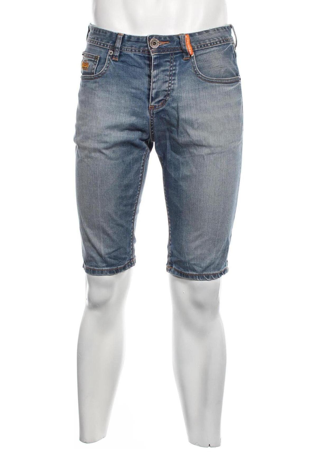 Мъжки къс панталон Superdry, Размер M, Цвят Син, Цена 27,00 лв.
