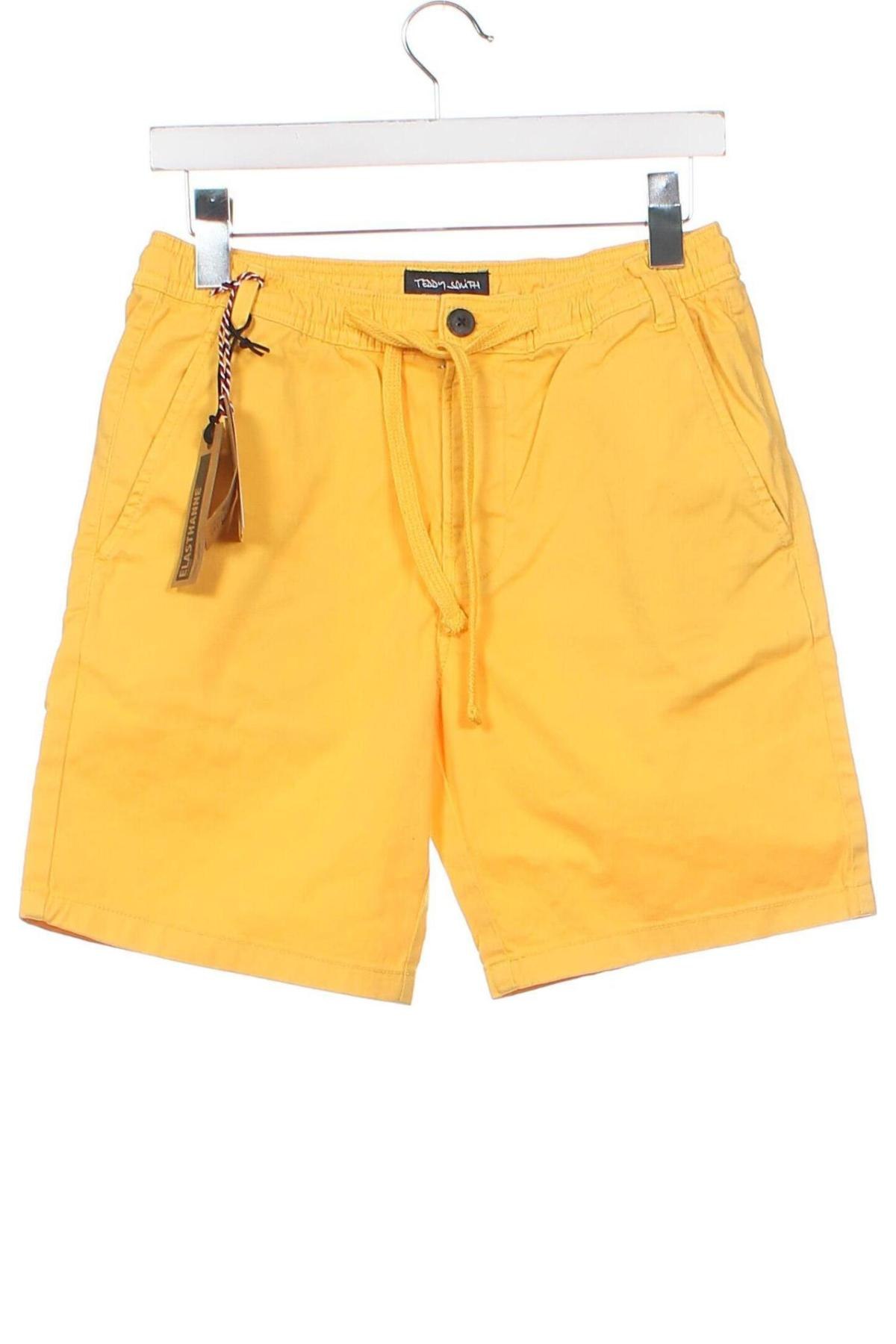 Ανδρικό κοντό παντελόνι Teddy Smith, Μέγεθος S, Χρώμα Κίτρινο, Τιμή 29,90 €