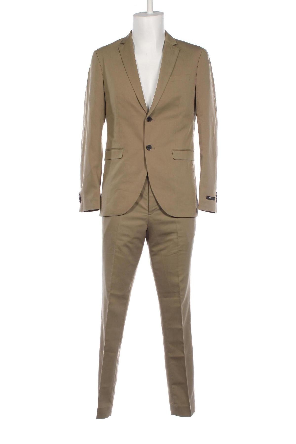 Ανδρικό κοστούμι Jack & Jones PREMIUM, Μέγεθος M, Χρώμα  Μπέζ, Τιμή 84,54 €