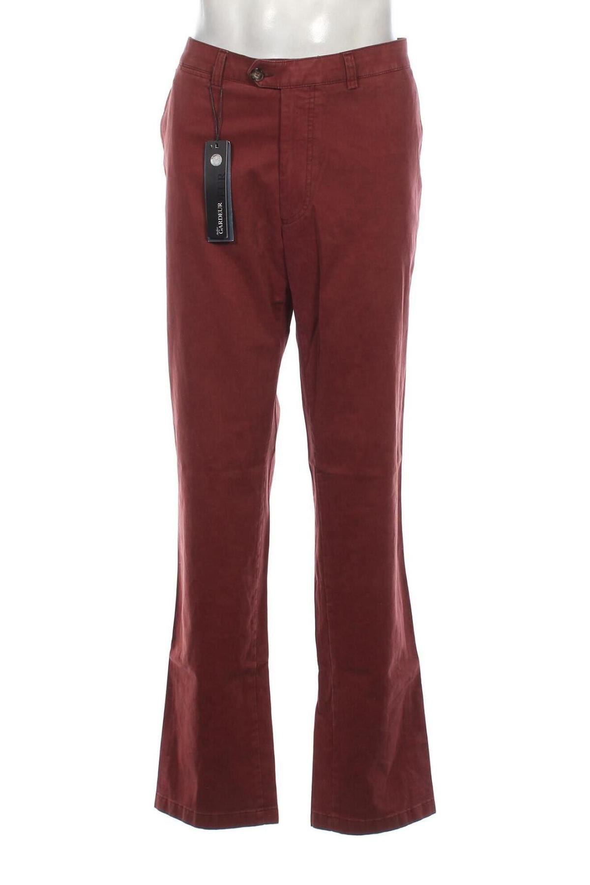 Мъжки панталон Atelier GARDEUR, Размер XL, Цвят Червен, Цена 92,40 лв.
