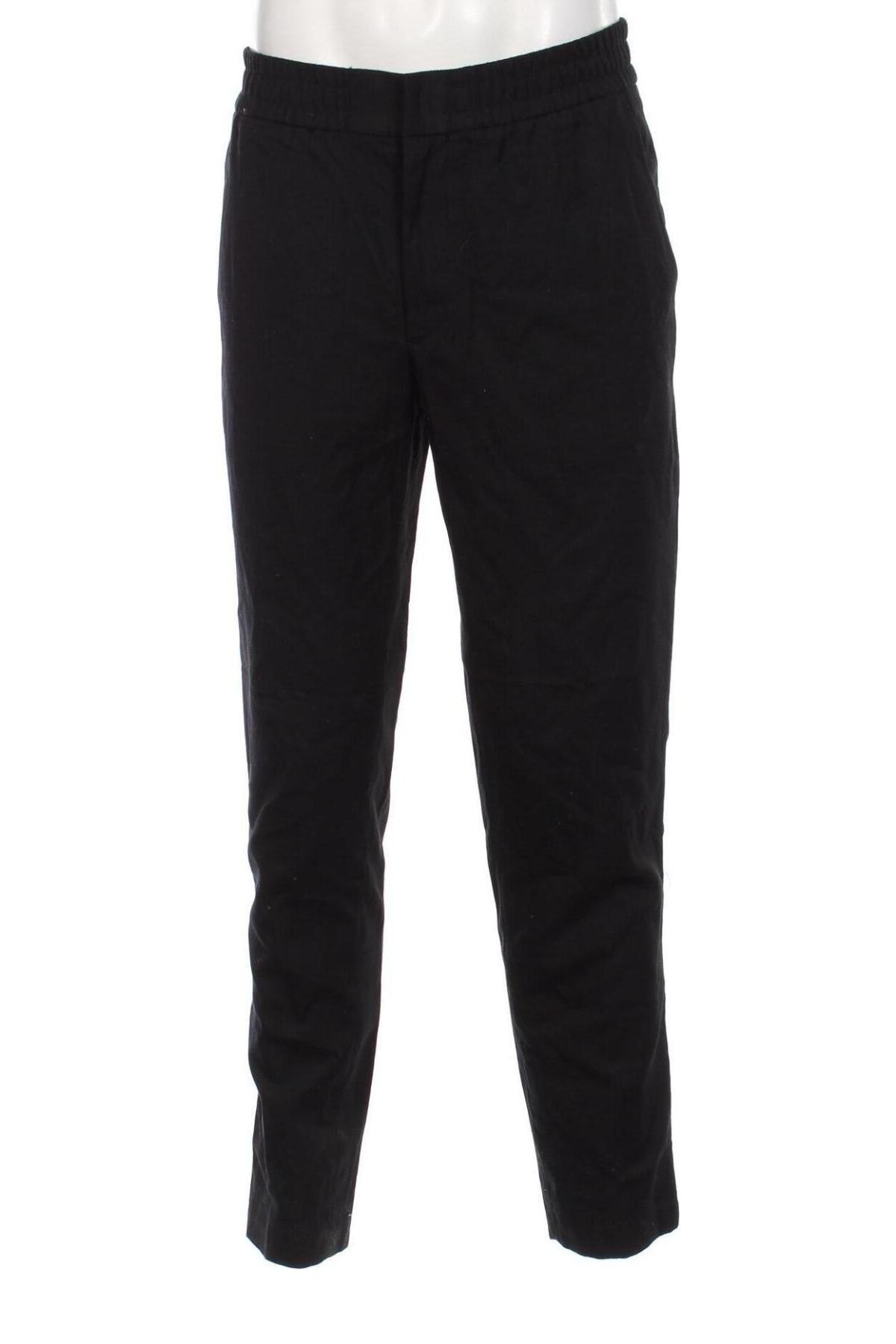 Pantaloni de bărbați H&M, Mărime L, Culoare Negru, Preț 14,31 Lei