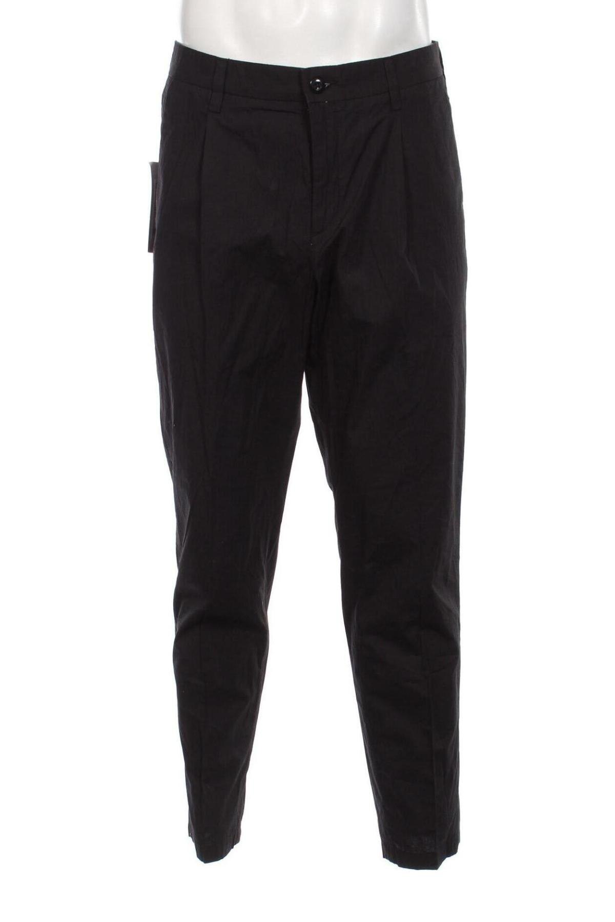 Мъжки панталон Jack & Jones, Размер L, Цвят Черен, Цена 82,00 лв.