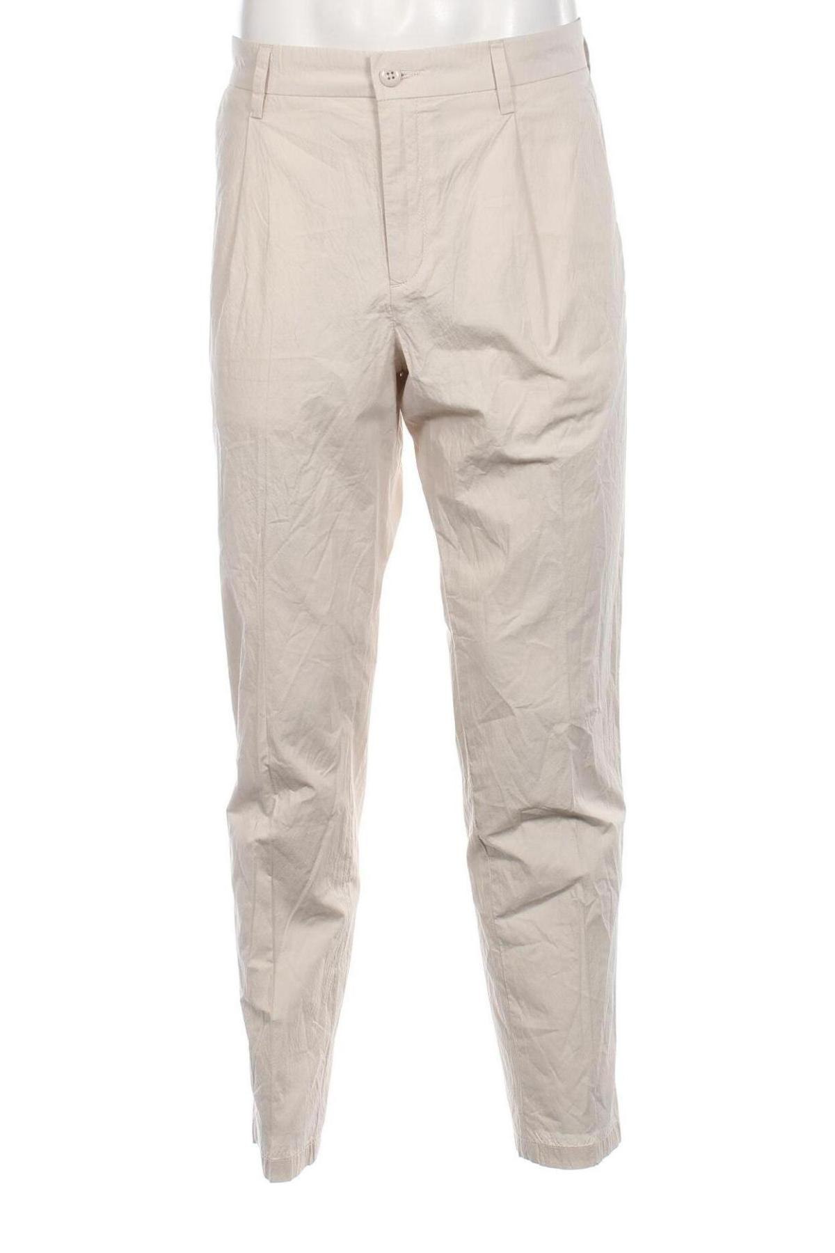 Ανδρικό παντελόνι Jack & Jones, Μέγεθος L, Χρώμα Εκρού, Τιμή 42,27 €