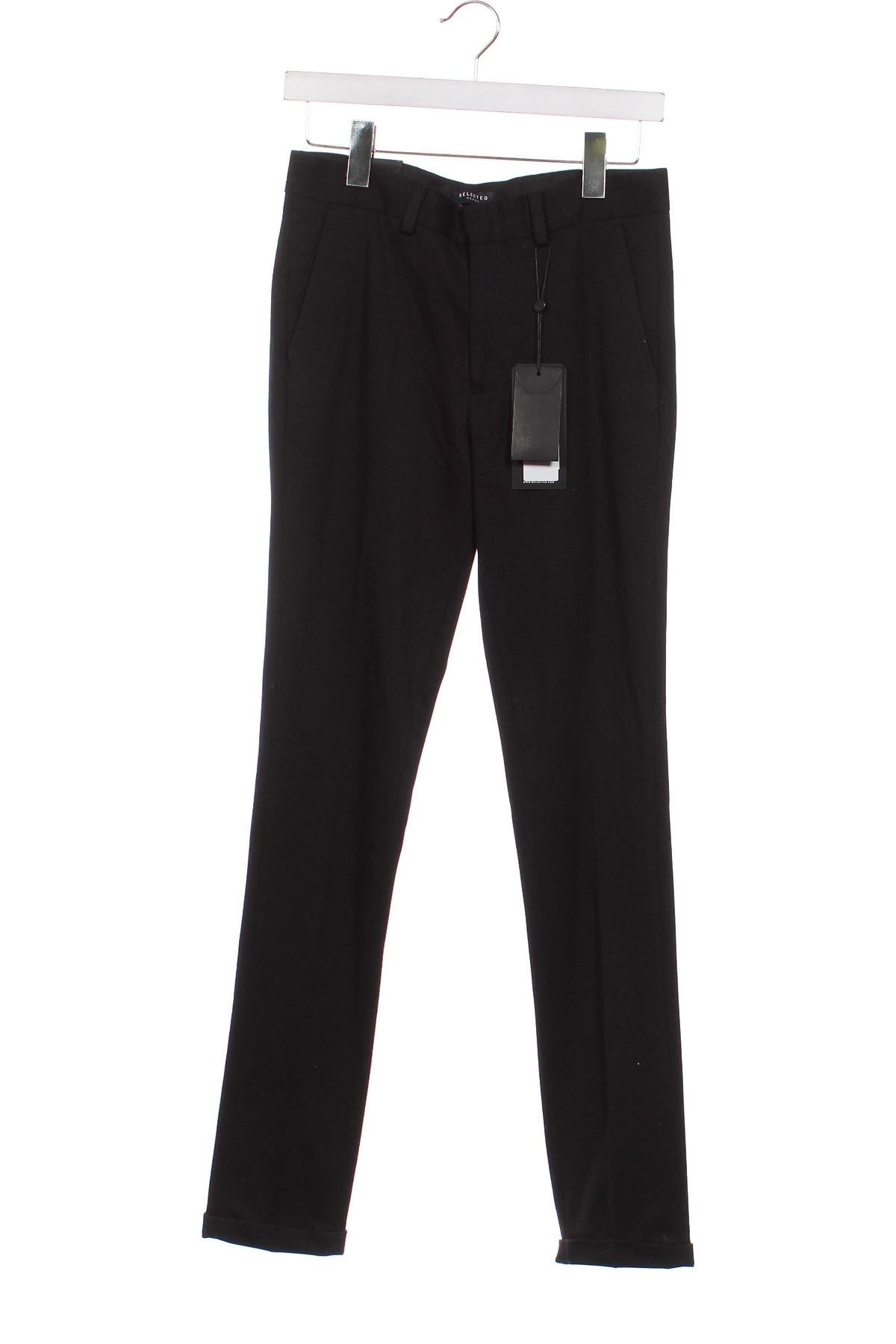 Pantaloni de bărbați Selected Homme, Mărime XS, Culoare Negru, Preț 62,50 Lei