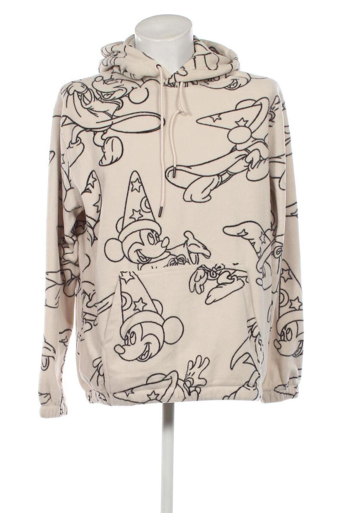Ανδρικό φούτερ fleece H&M Divided, Μέγεθος S, Χρώμα Εκρού, Τιμή 10,76 €