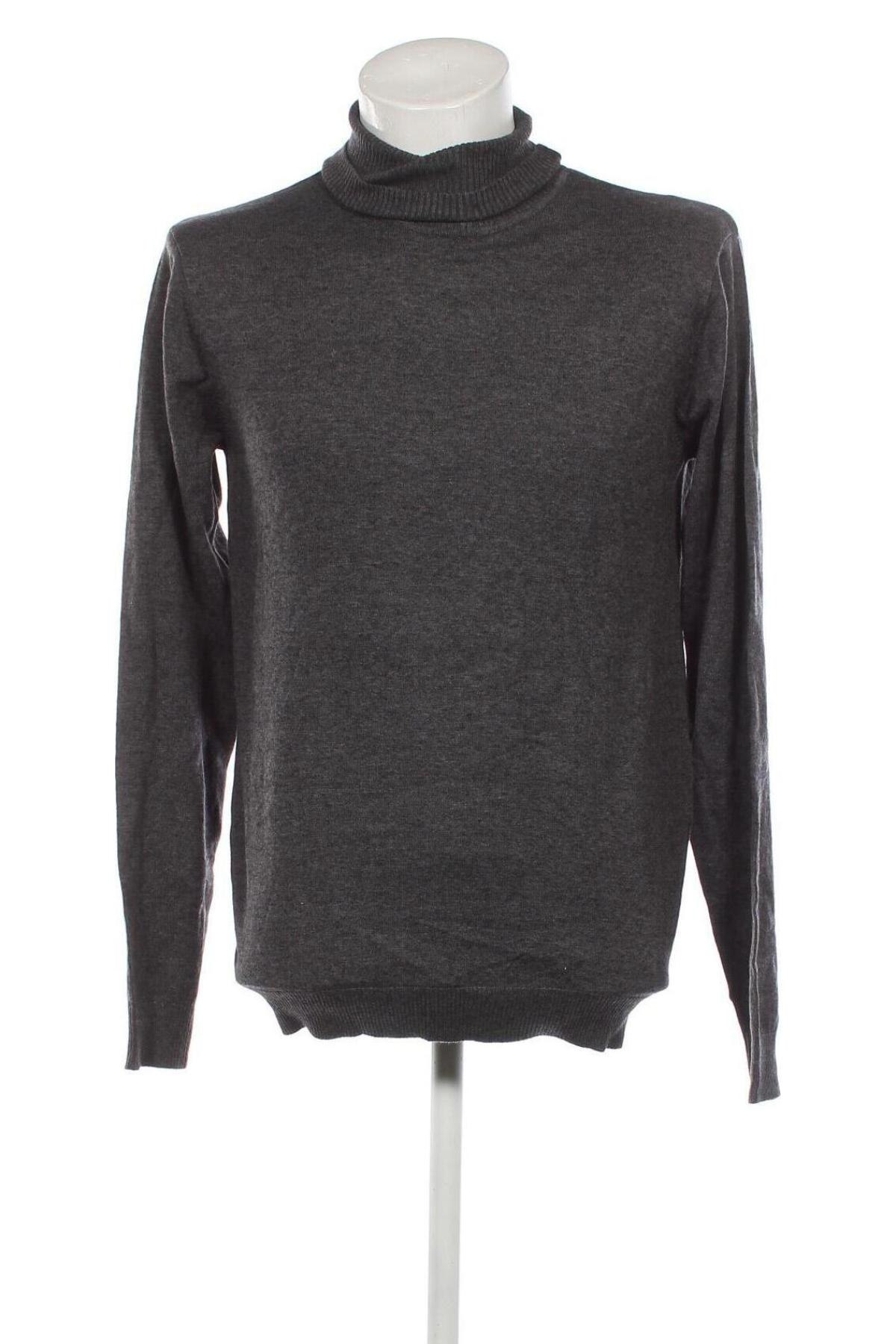Ανδρικό πουλόβερ, Μέγεθος L, Χρώμα Γκρί, Τιμή 8,61 €