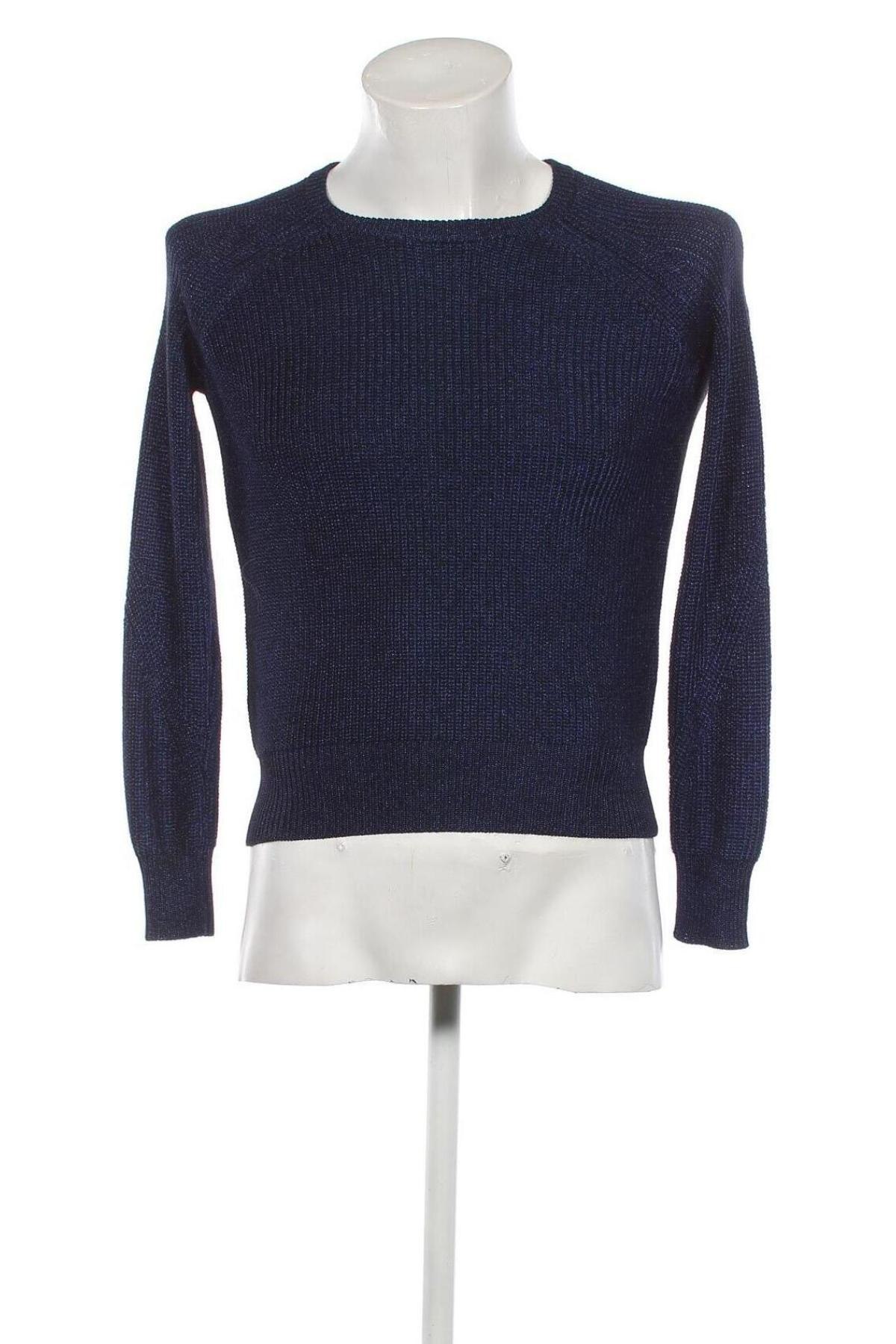Ανδρικό πουλόβερ, Μέγεθος S, Χρώμα Μπλέ, Τιμή 5,20 €