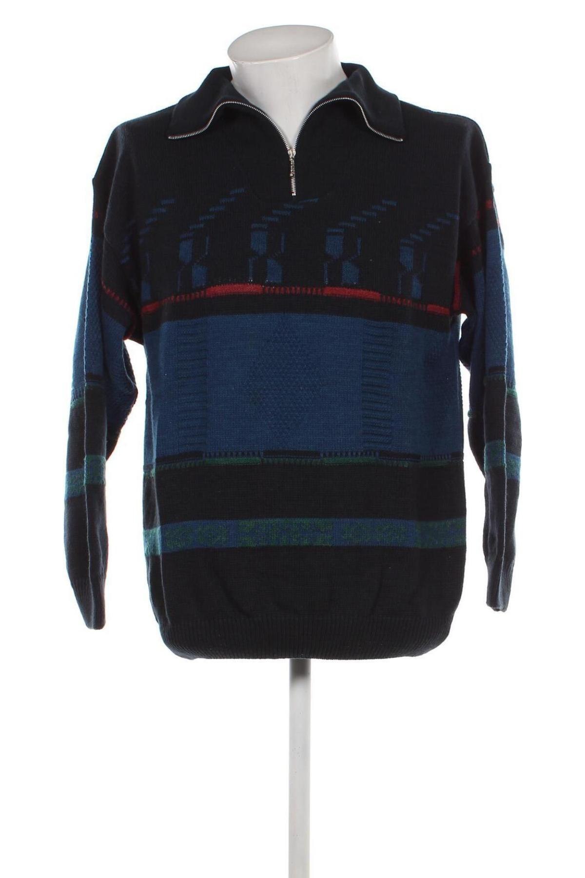 Мъжки пуловер, Размер M, Цвят Син, Цена 8,70 лв.