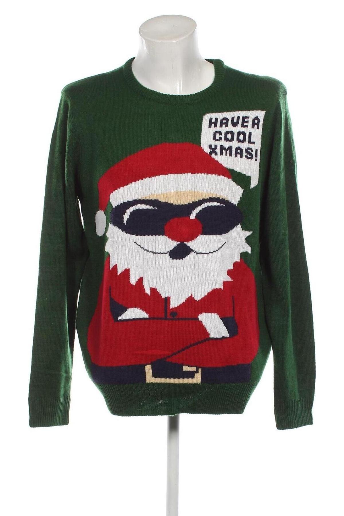 Ανδρικό πουλόβερ, Μέγεθος XL, Χρώμα Πράσινο, Τιμή 6,82 €