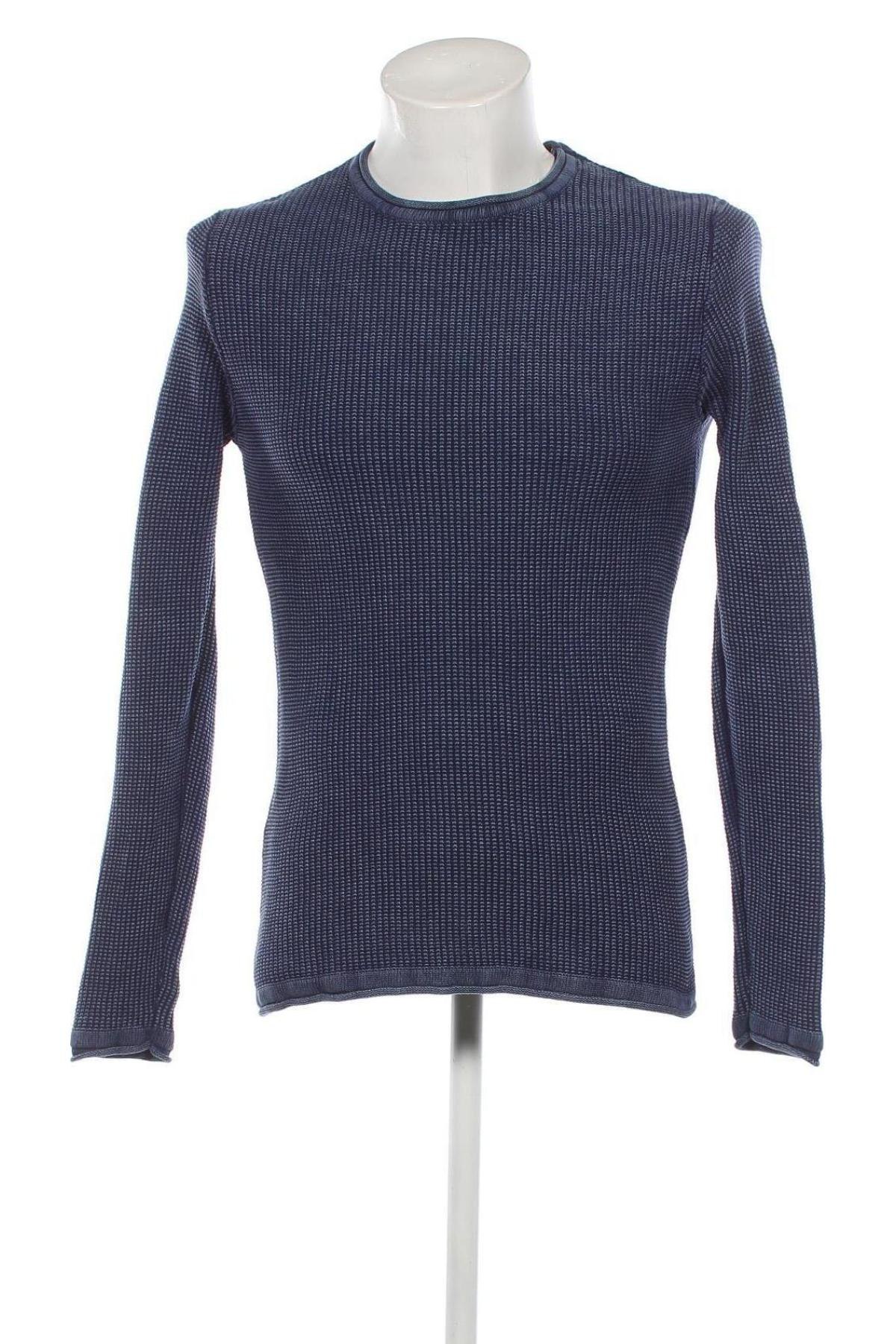 Ανδρικό πουλόβερ 17 & Co., Μέγεθος M, Χρώμα Μπλέ, Τιμή 9,15 €