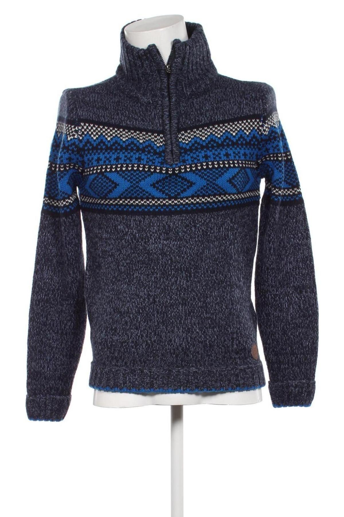 Мъжки пуловер Angelo Litrico, Размер S, Цвят Син, Цена 7,54 лв.