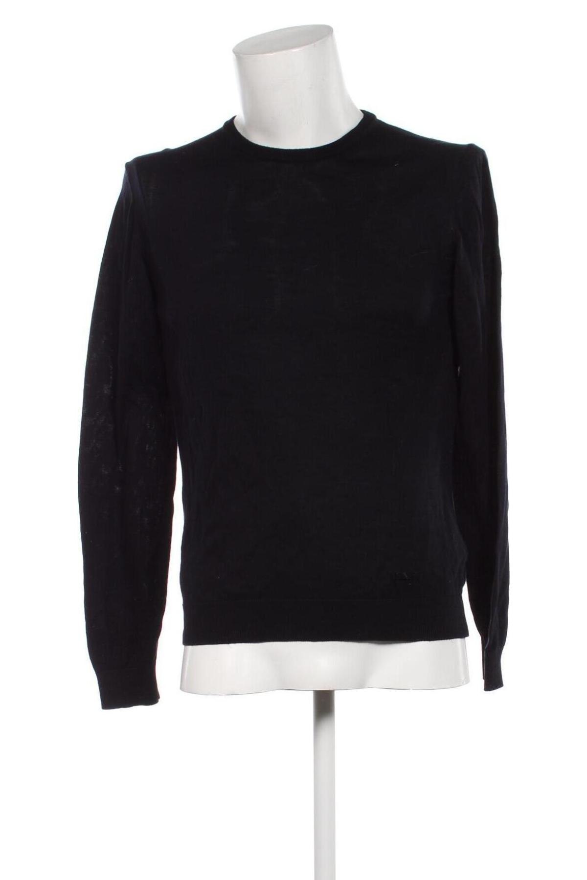 Мъжки пуловер Armani Collezioni, Размер M, Цвят Черен, Цена 90,09 лв.