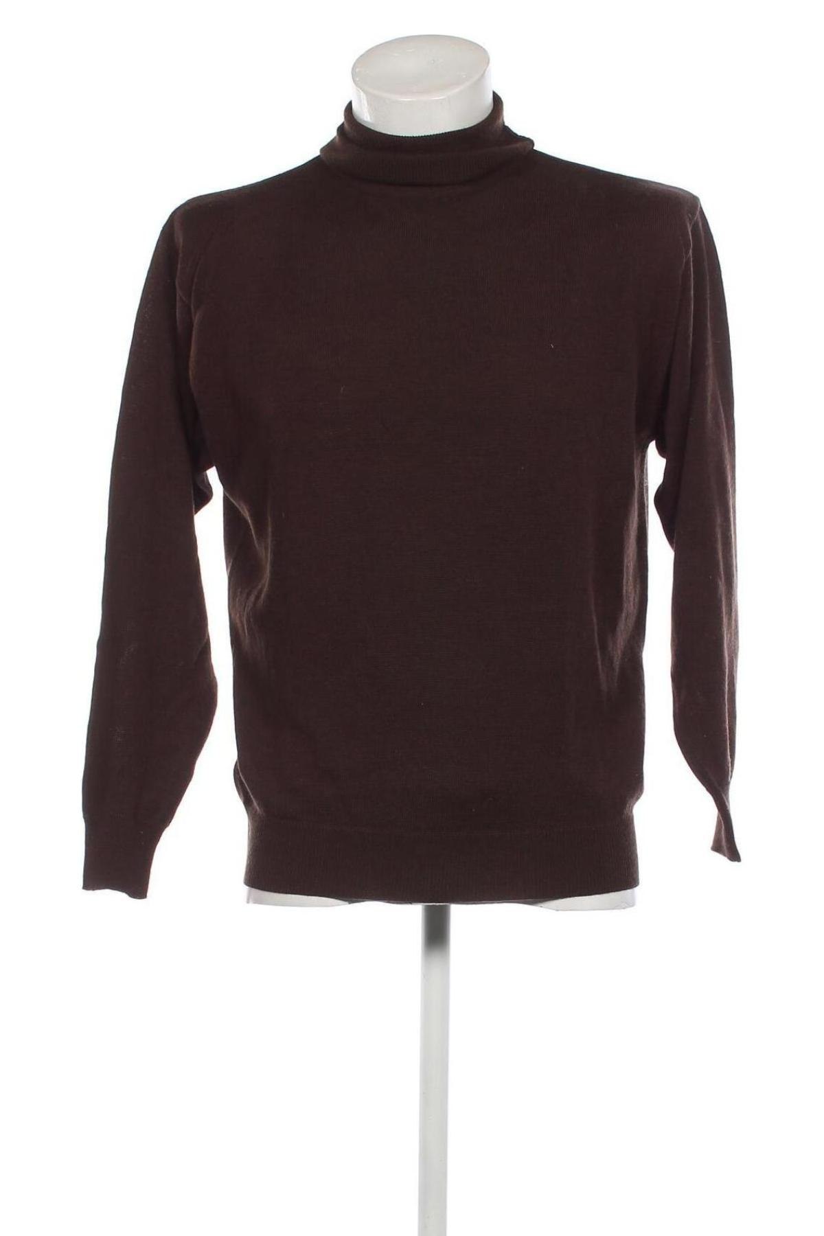 Мъжки пуловер Belika, Размер L, Цвят Кафяв, Цена 26,04 лв.