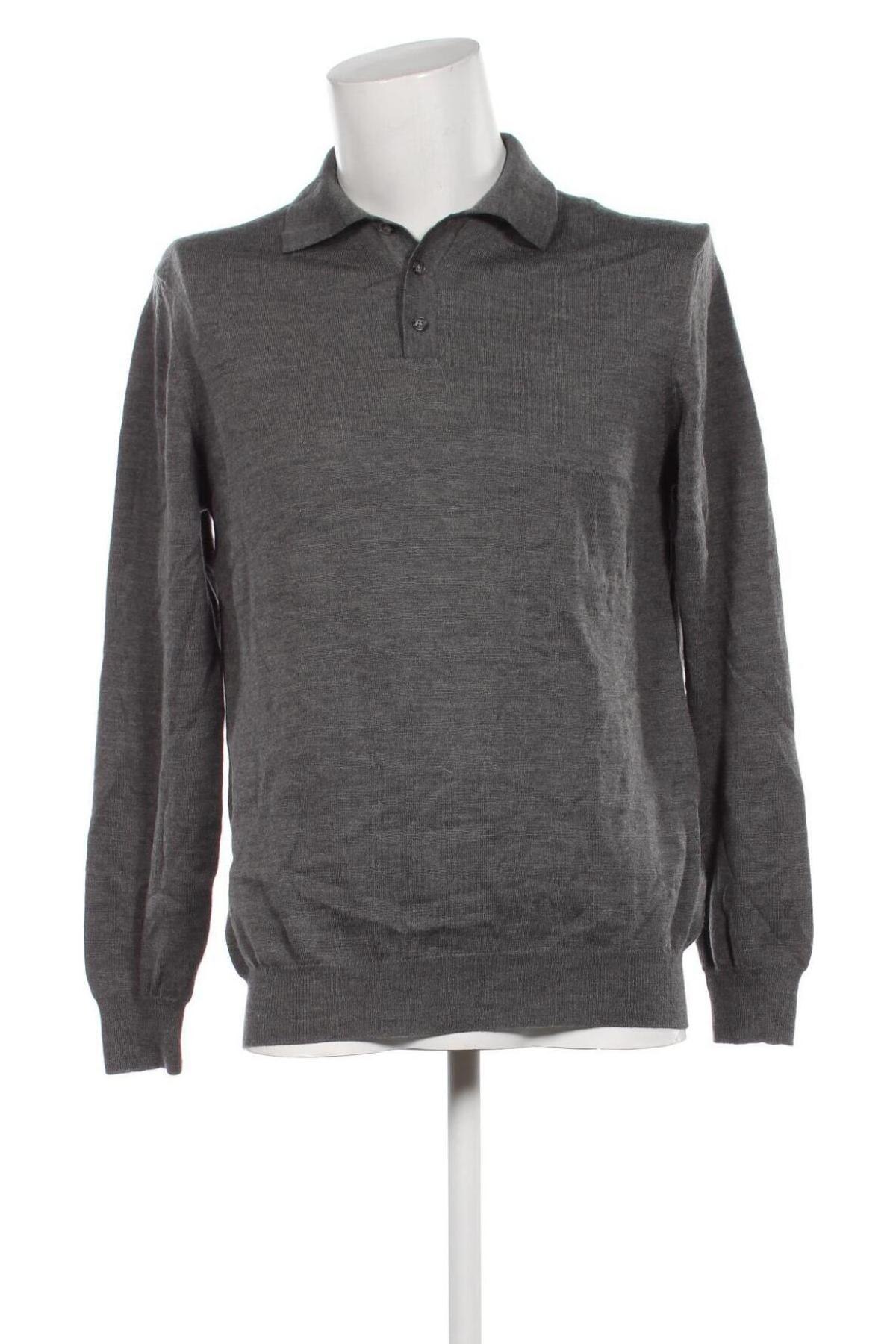 Мъжки пуловер Black Brown 1826, Размер M, Цвят Сив, Цена 29,00 лв.