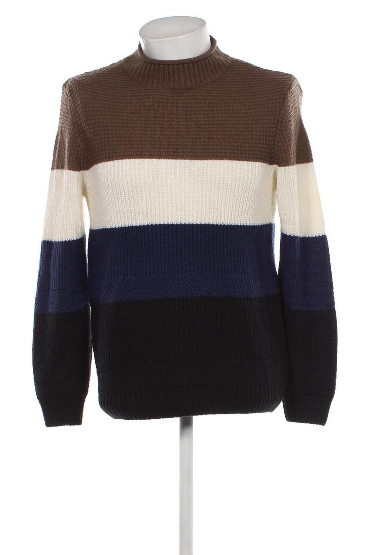 Мъжки пуловер C&A, Размер M, Цвят Многоцветен, Цена 13,92 лв.