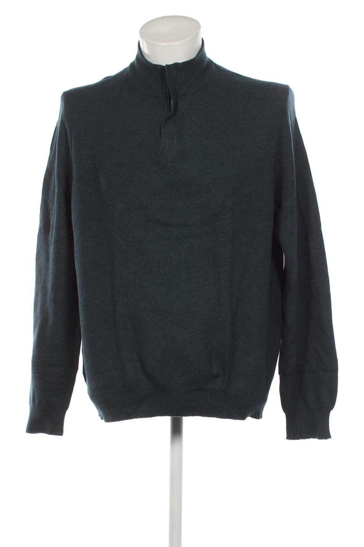 Мъжки пуловер C&A, Размер XL, Цвят Зелен, Цена 11,60 лв.