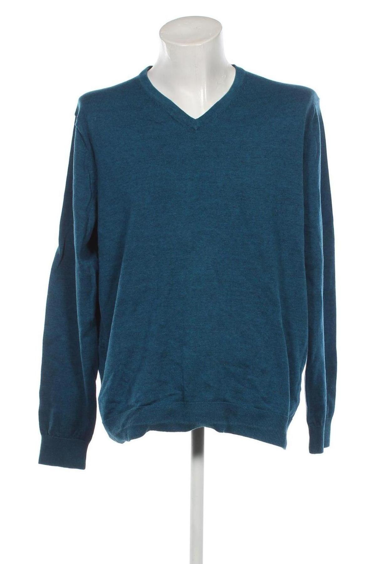 Мъжки пуловер C&A, Размер XXL, Цвят Син, Цена 15,67 лв.