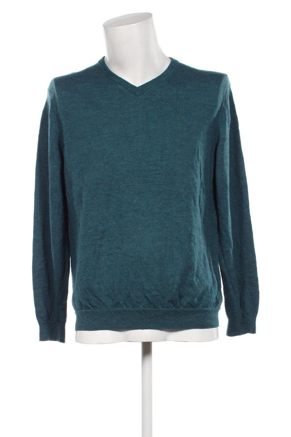 Мъжки пуловер Calvin Klein, Размер XXL, Цвят Зелен, Цена 76,00 лв.
