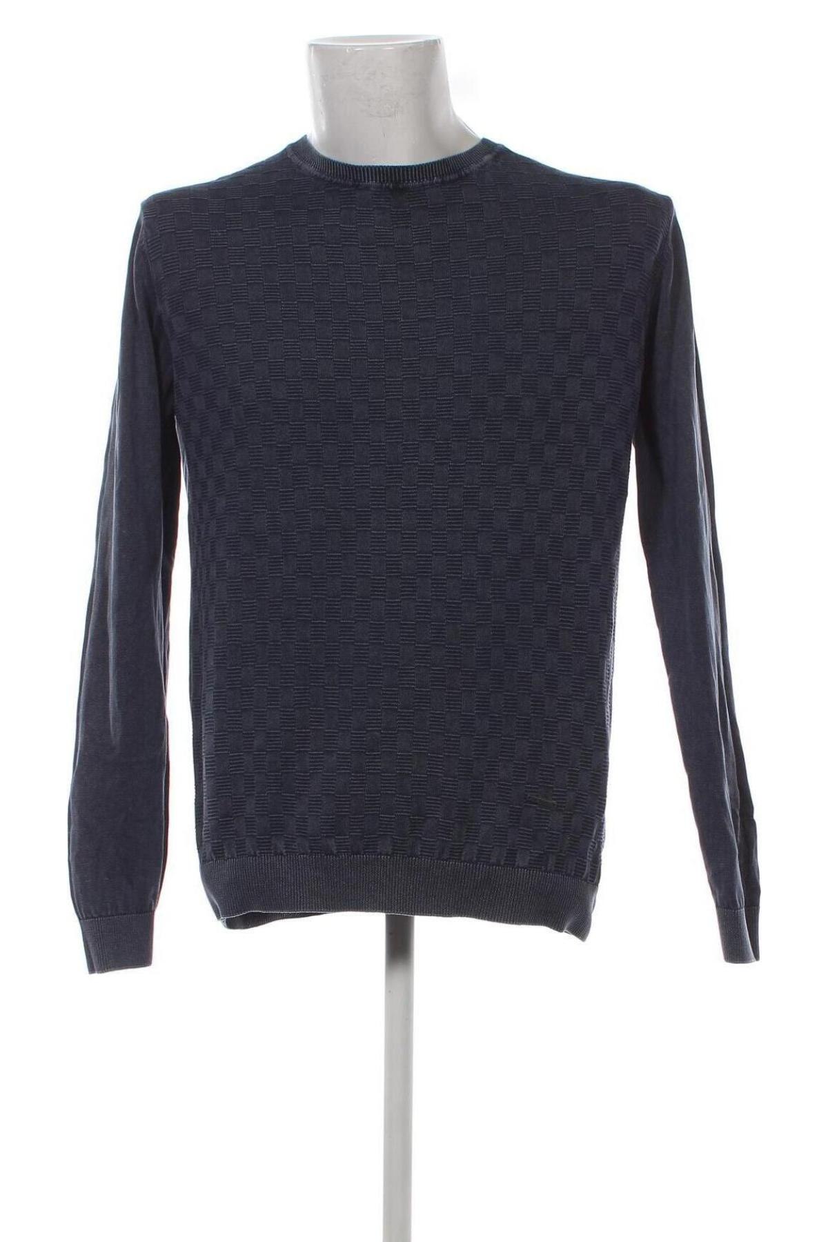 Мъжки пуловер Caporiccio, Размер L, Цвят Син, Цена 15,66 лв.