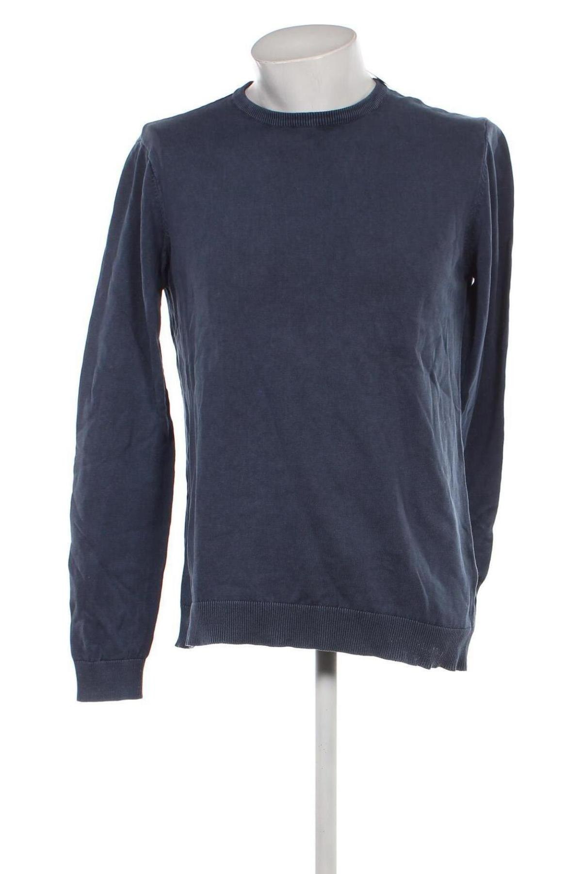 Ανδρικό πουλόβερ Caporiccio, Μέγεθος L, Χρώμα Μπλέ, Τιμή 9,15 €