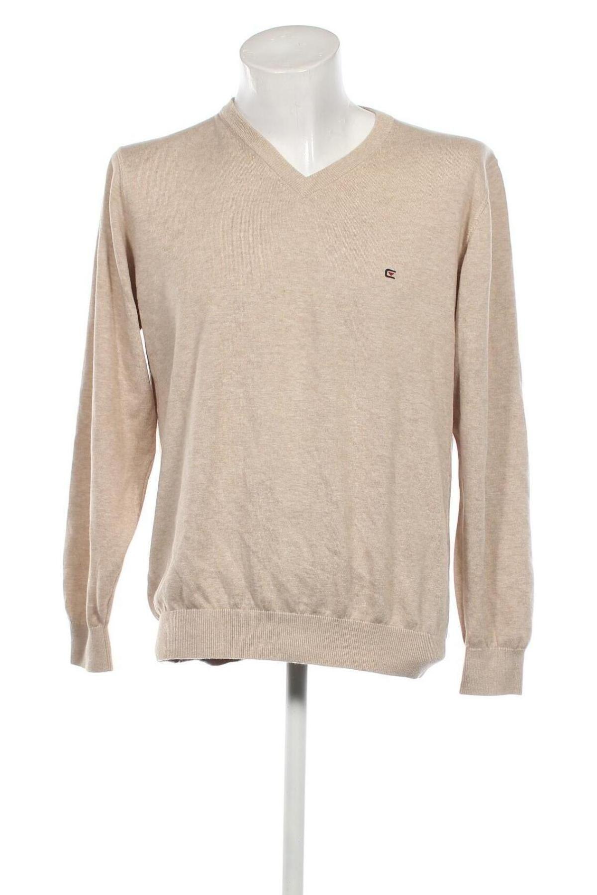 Herrenpullover Casa Moda, Größe M, Farbe Beige, Preis 14,75 €