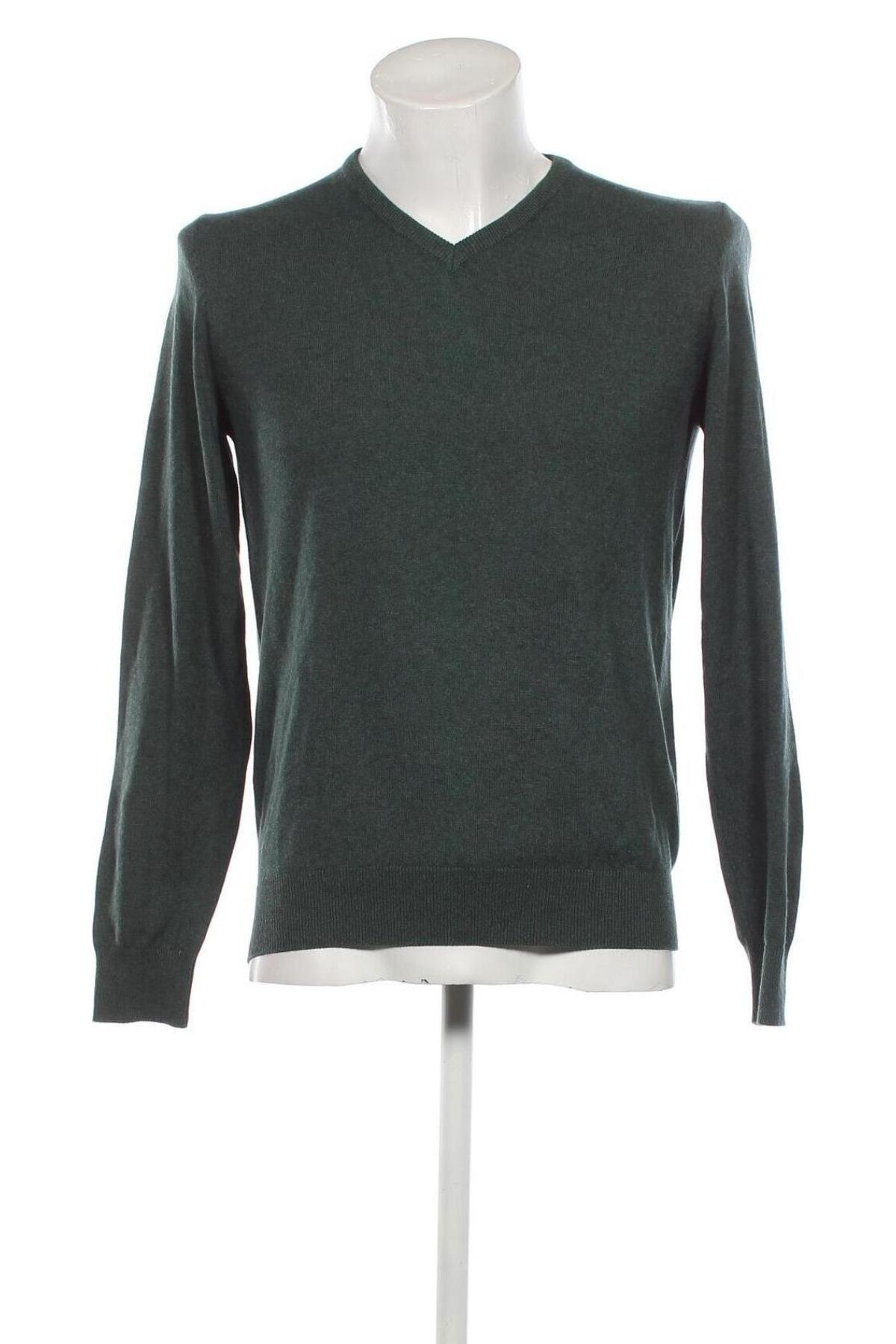 Мъжки пуловер Charles Vogele, Размер S, Цвят Зелен, Цена 5,80 лв.