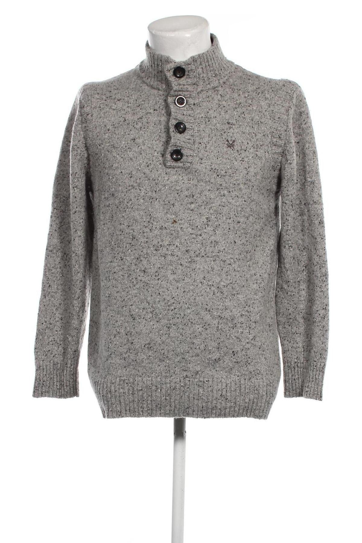 Ανδρικό πουλόβερ Crew Clothing Co., Μέγεθος XL, Χρώμα Γκρί, Τιμή 8,85 €