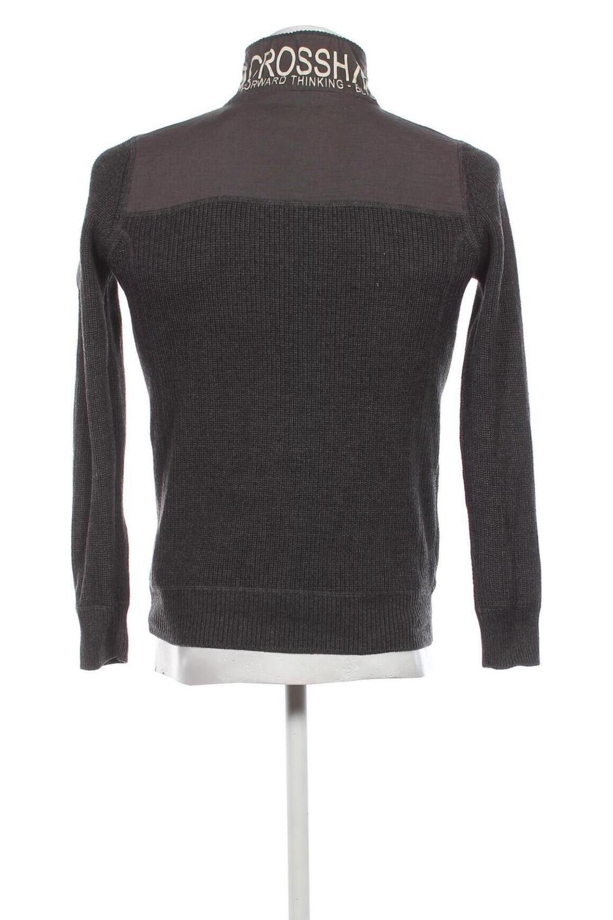Мъжки пуловер Crosshatch, Размер S, Цвят Сив, Цена 7,83 лв.