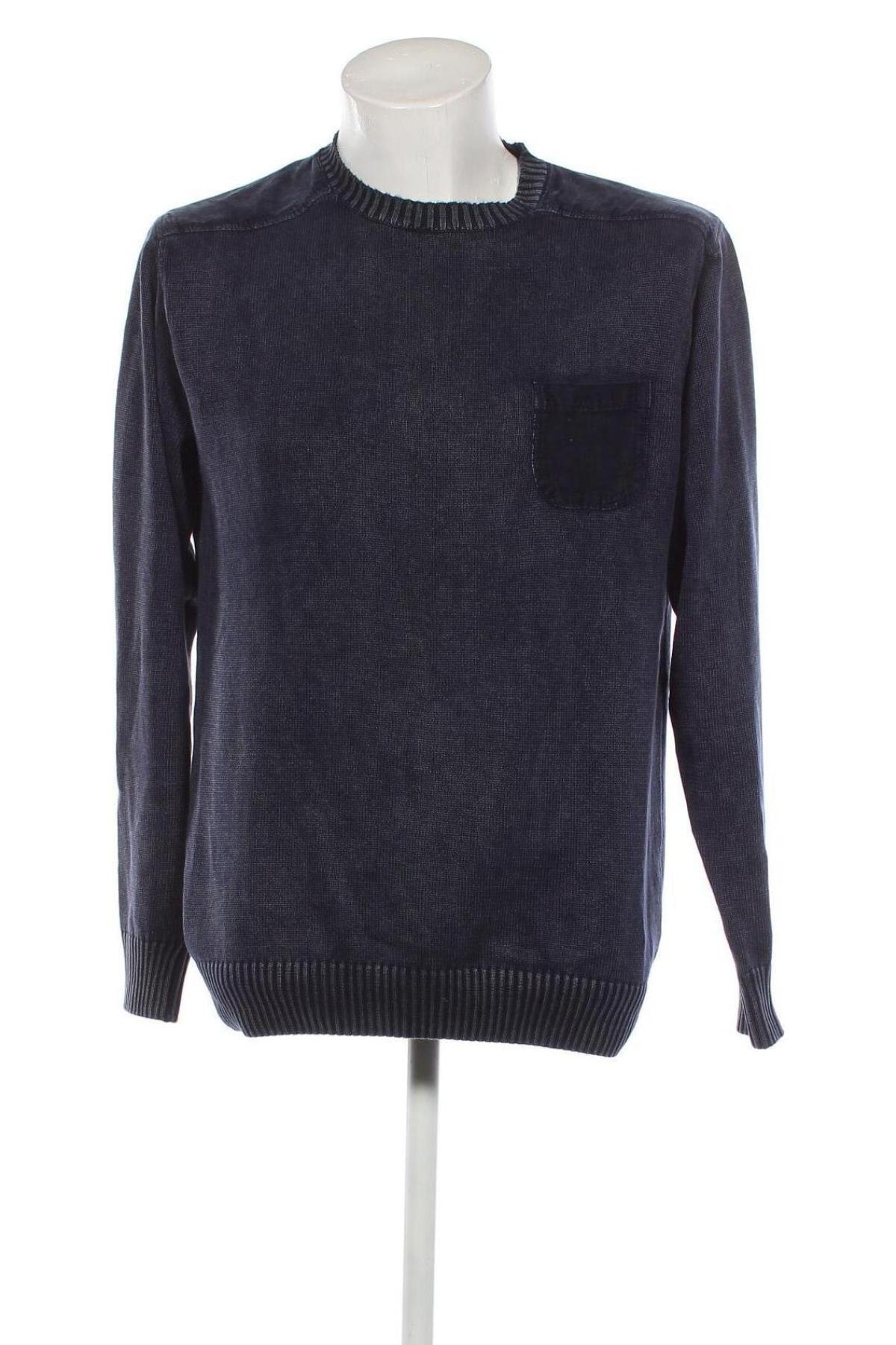 Ανδρικό πουλόβερ Diversi, Μέγεθος XXL, Χρώμα Μπλέ, Τιμή 9,69 €