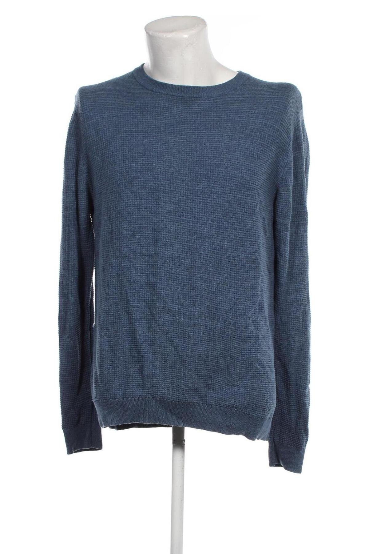 Ανδρικό πουλόβερ George, Μέγεθος L, Χρώμα Μπλέ, Τιμή 8,61 €