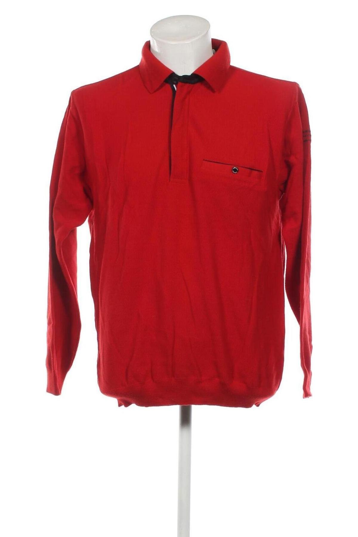 Ανδρικό πουλόβερ Green Coast, Μέγεθος XL, Χρώμα Κόκκινο, Τιμή 9,15 €