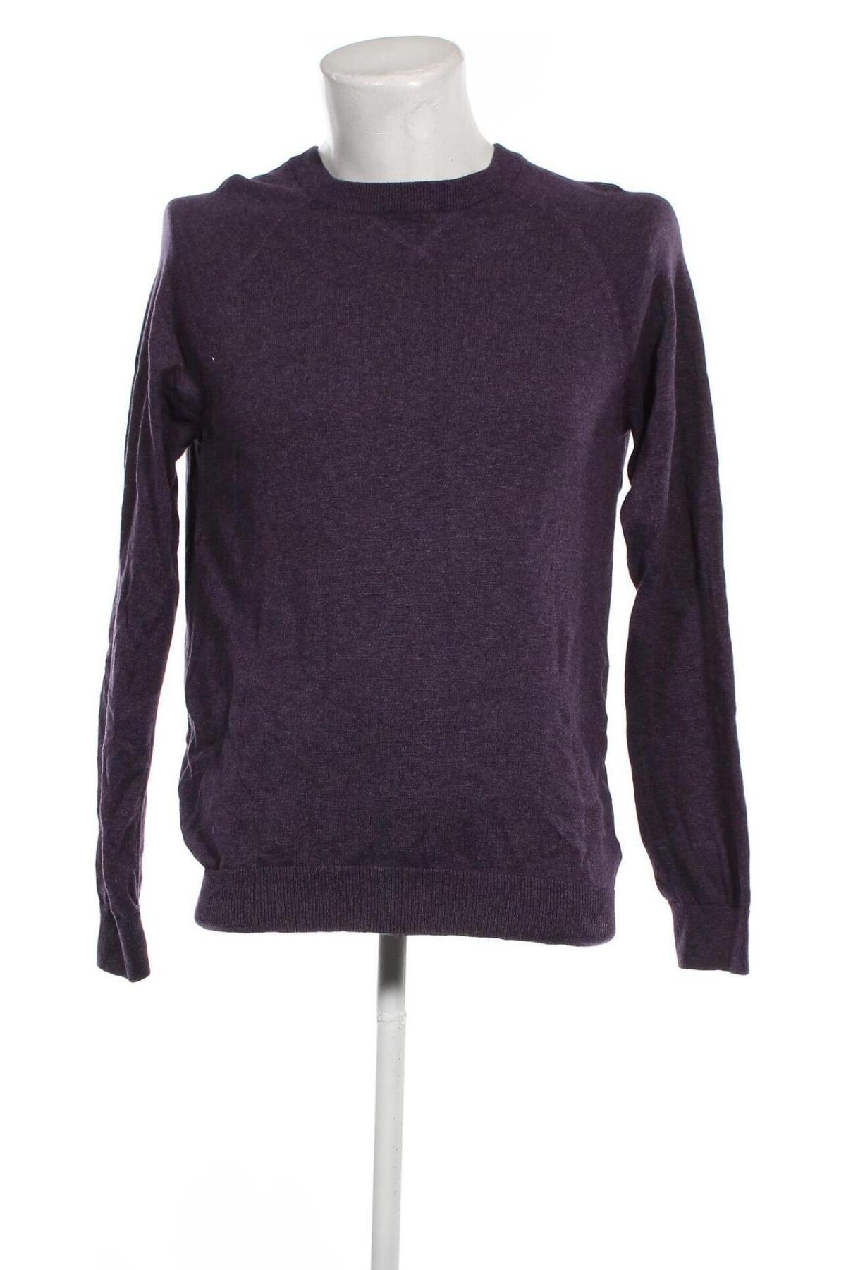 Мъжки пуловер H&M L.O.G.G., Размер M, Цвят Лилав, Цена 15,66 лв.