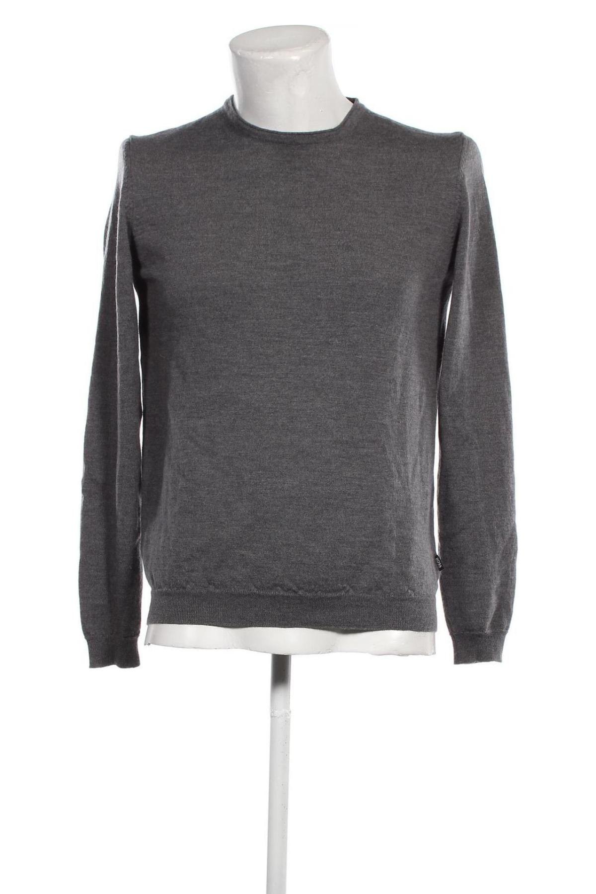 Мъжки пуловер Hugo Boss, Размер XL, Цвят Сив, Цена 109,98 лв.