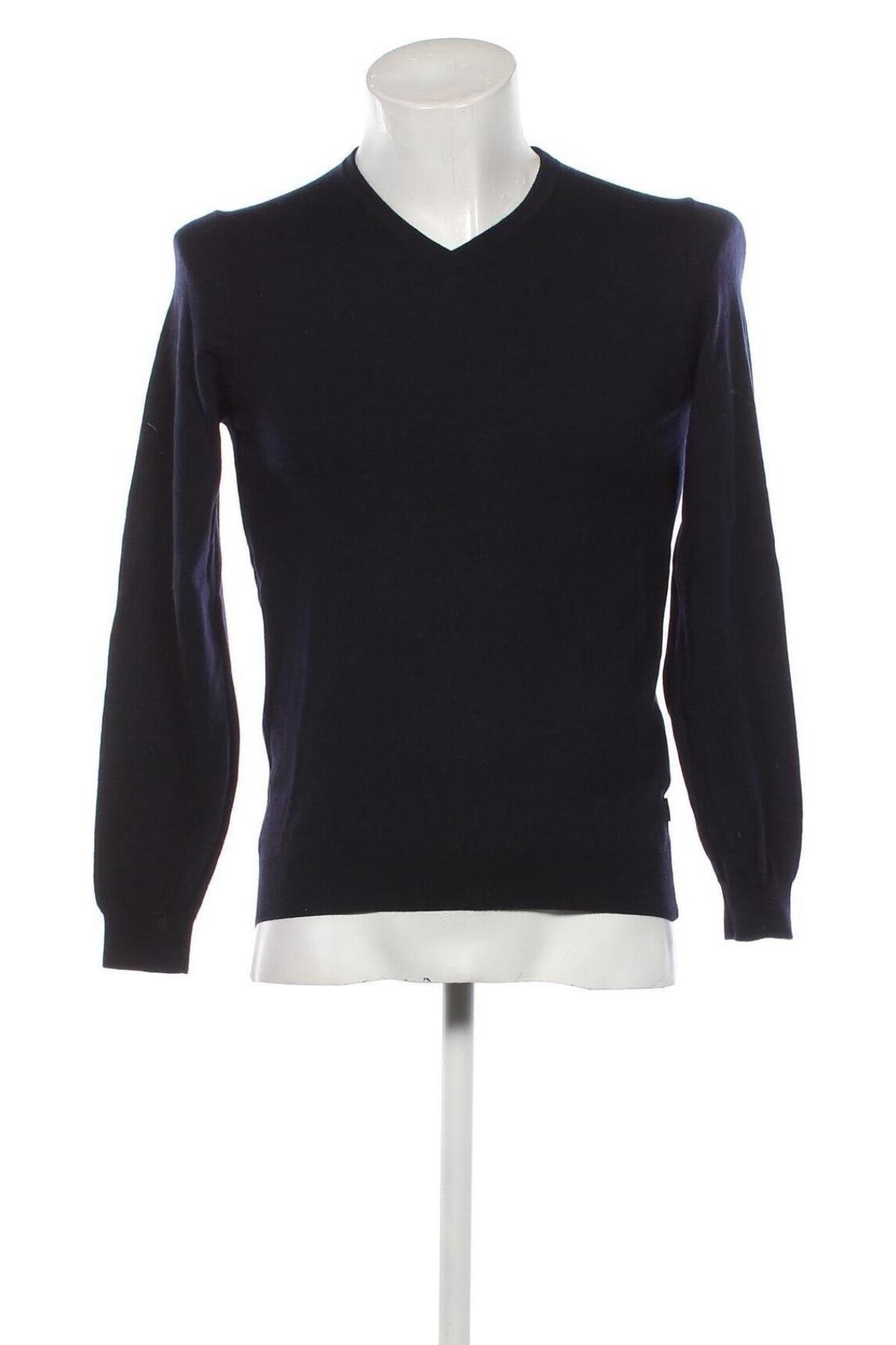 Ανδρικό πουλόβερ Hugo Boss, Μέγεθος S, Χρώμα Μπλέ, Τιμή 70,20 €
