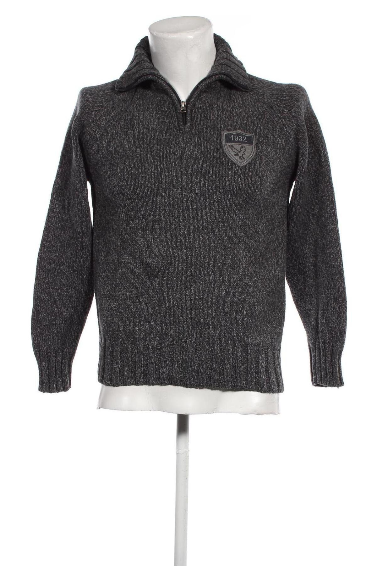 Ανδρικό πουλόβερ Jake*s, Μέγεθος M, Χρώμα Γκρί, Τιμή 8,61 €