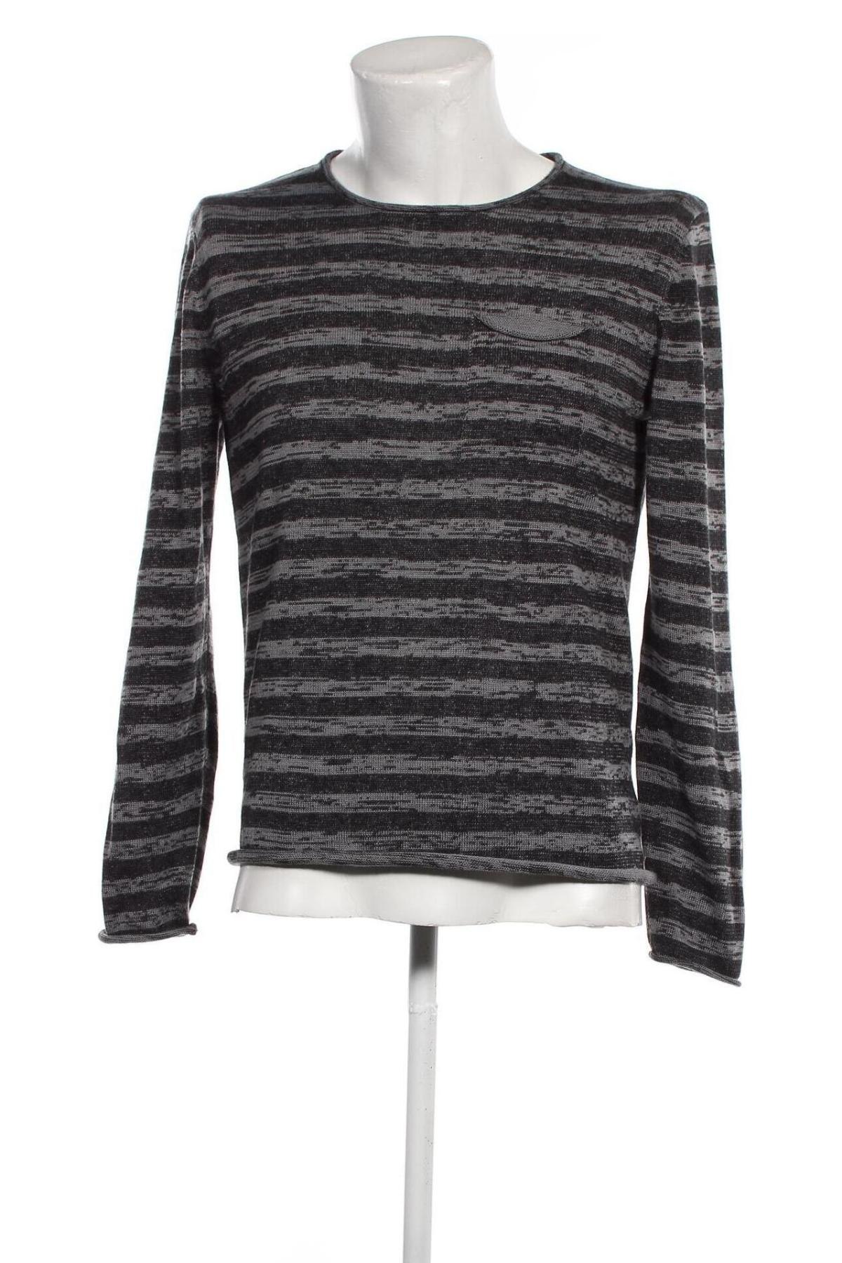 Мъжки пуловер Jean Pascale, Размер M, Цвят Сив, Цена 13,05 лв.