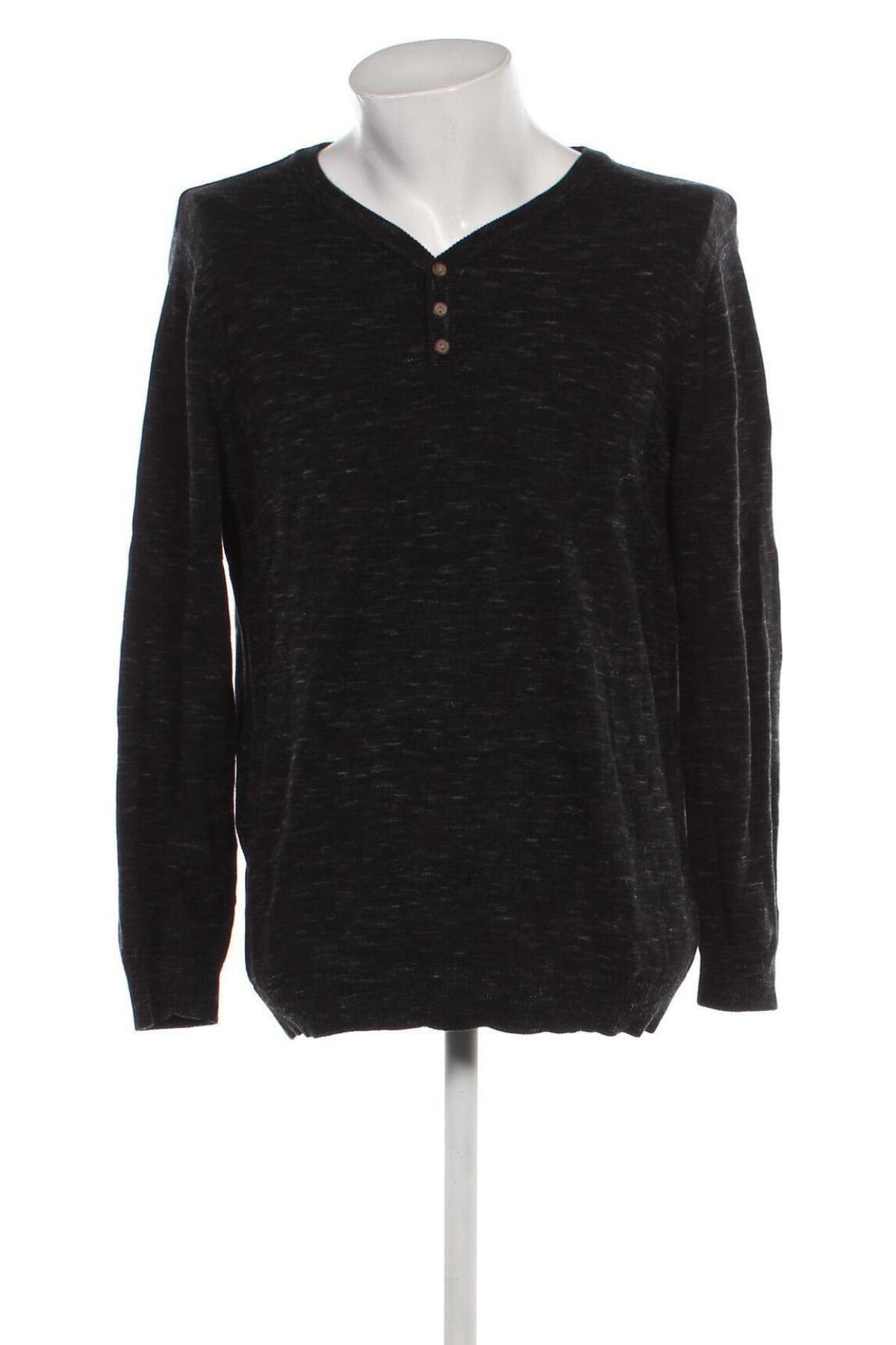 Ανδρικό πουλόβερ Jean Pascale, Μέγεθος XL, Χρώμα Μαύρο, Τιμή 9,15 €