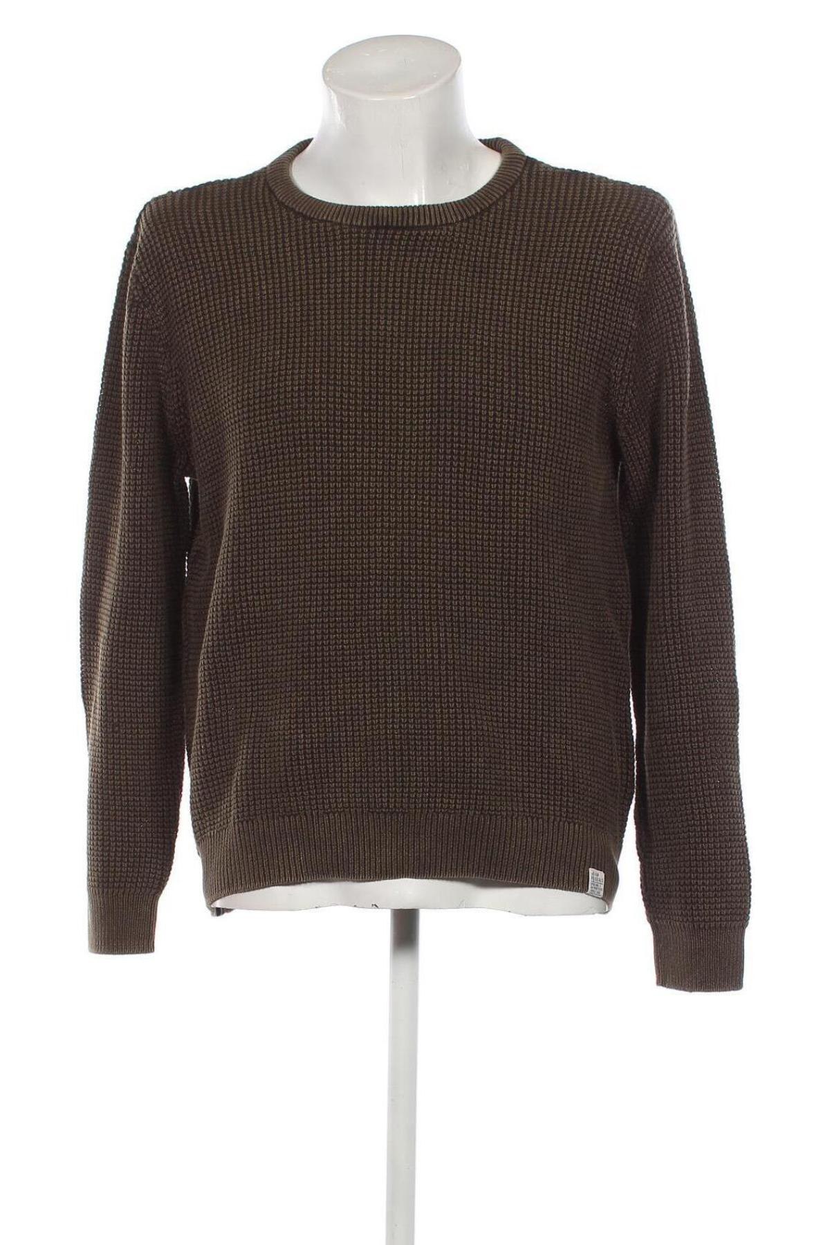 Ανδρικό πουλόβερ Jean Pascale, Μέγεθος XL, Χρώμα Καφέ, Τιμή 7,36 €
