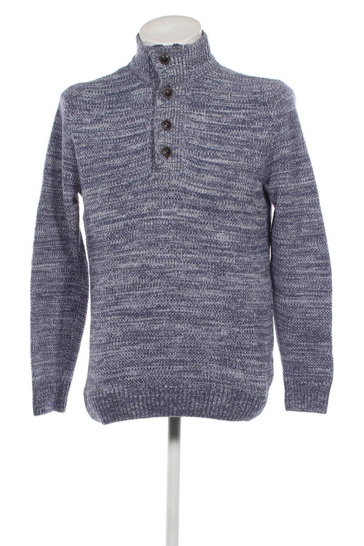 Мъжки пуловер John Baner, Размер M, Цвят Син, Цена 14,79 лв.