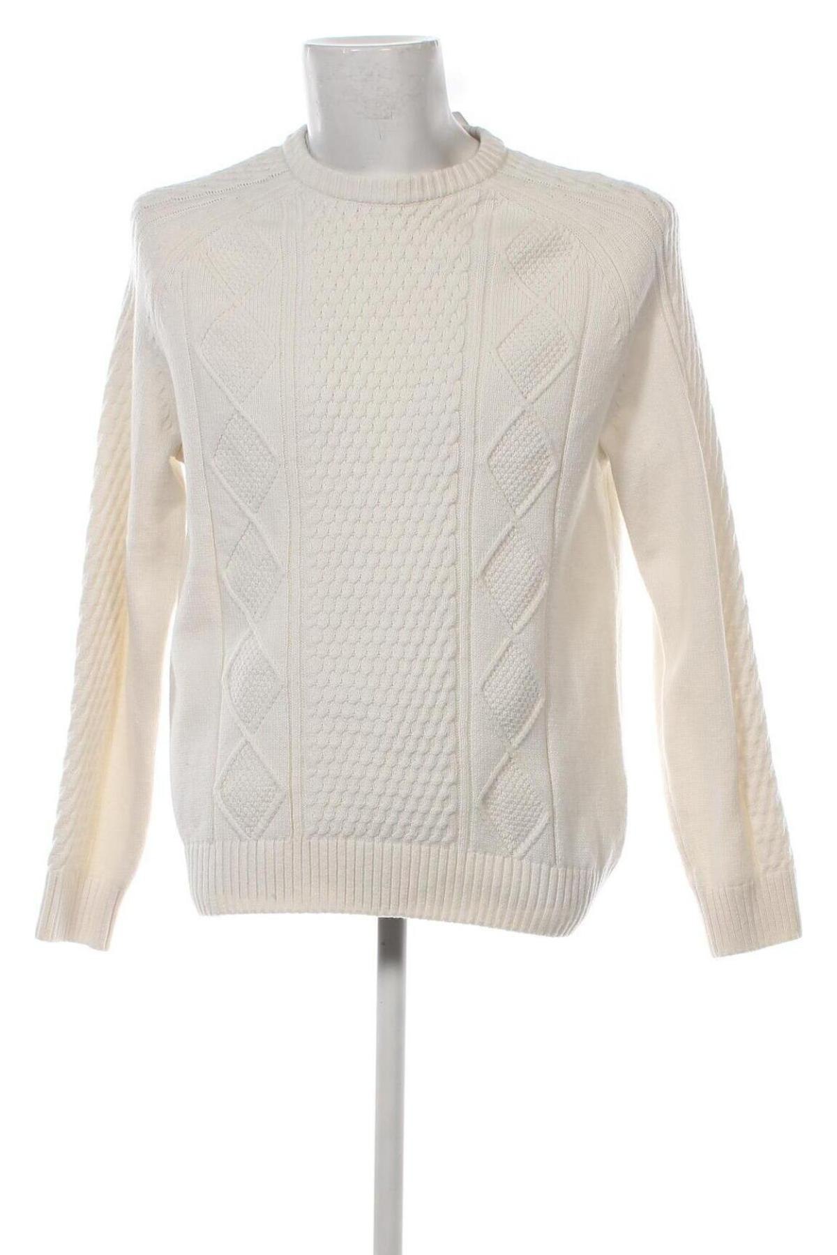 Ανδρικό πουλόβερ Jules, Μέγεθος XL, Χρώμα Λευκό, Τιμή 7,59 €