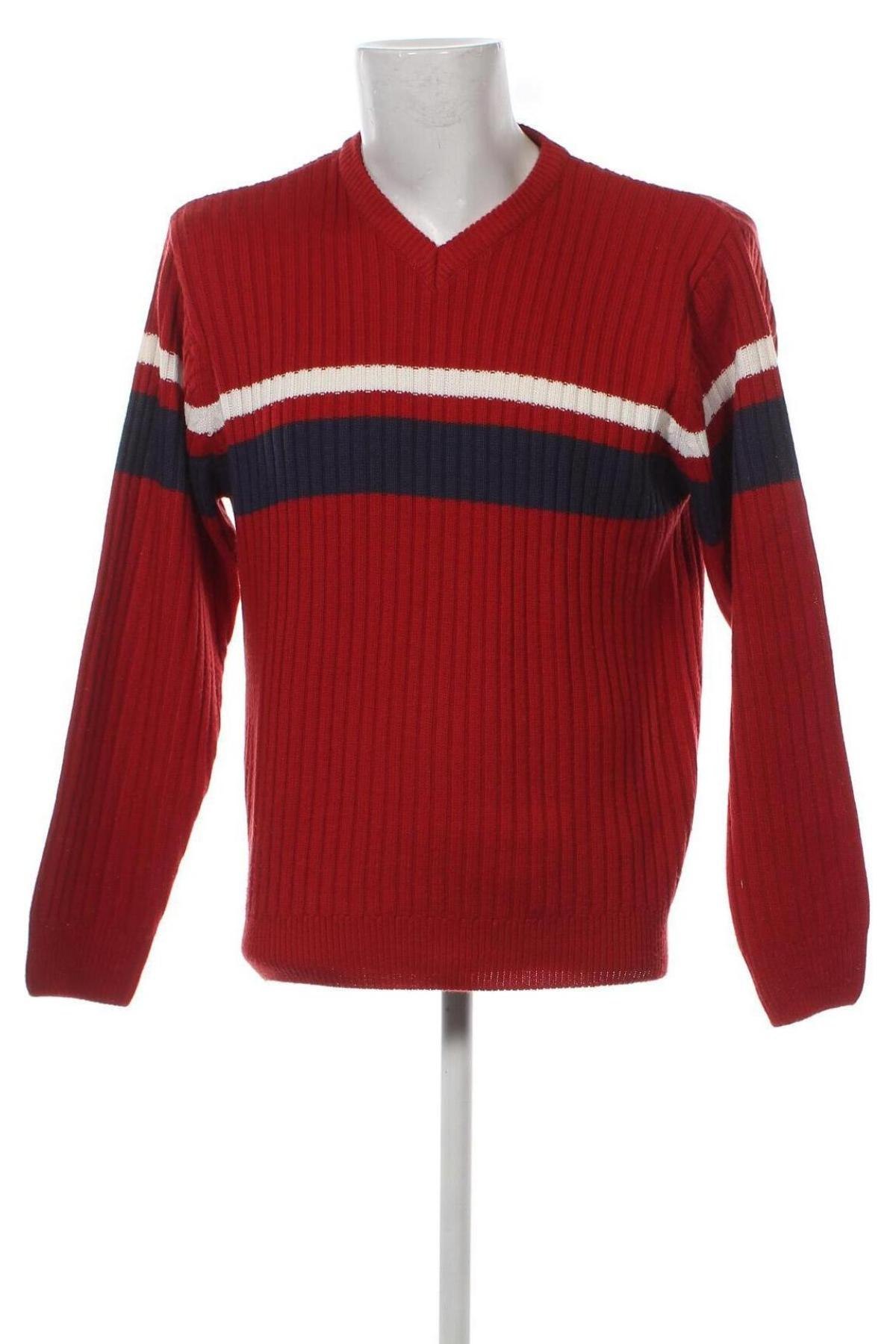Мъжки пуловер Larusso, Размер M, Цвят Червен, Цена 14,79 лв.
