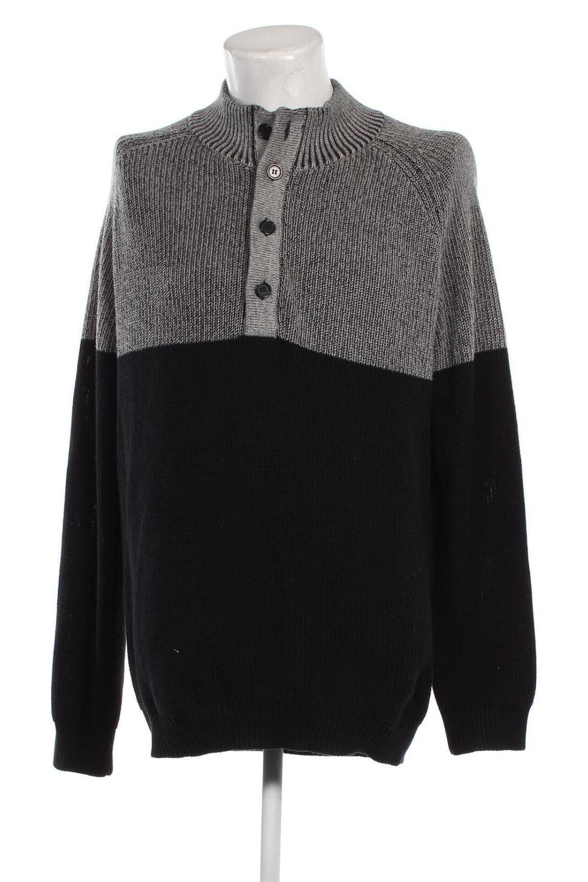 Ανδρικό πουλόβερ Man's World, Μέγεθος XXL, Χρώμα Μαύρο, Τιμή 7,36 €