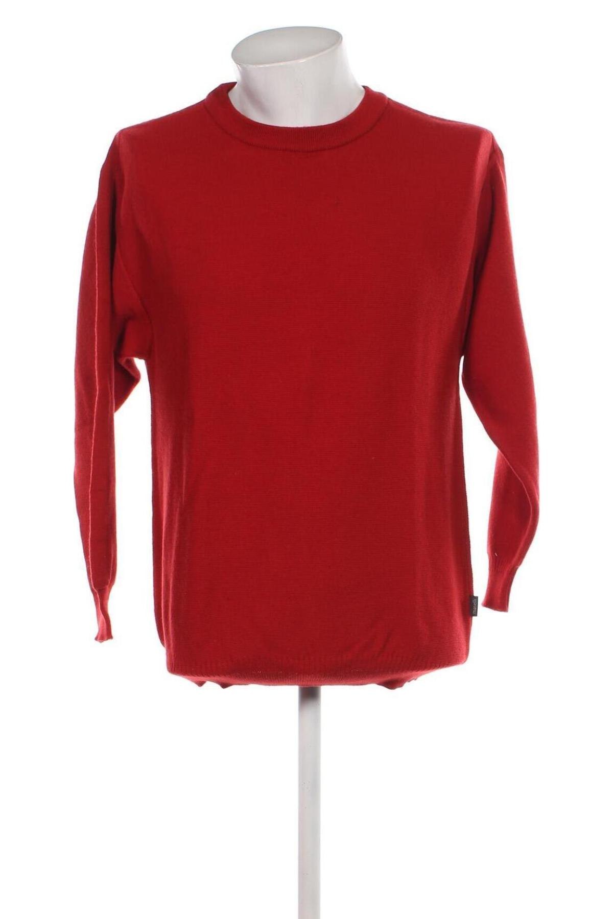Мъжки пуловер Maselli, Размер L, Цвят Червен, Цена 14,79 лв.